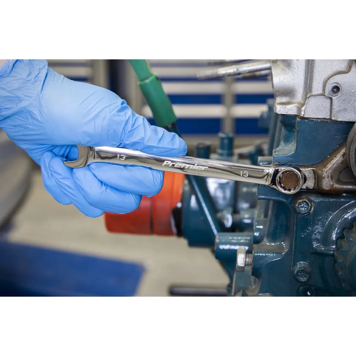 Sealey Premier Combination Spanner Set 21pc  White Rose Tools