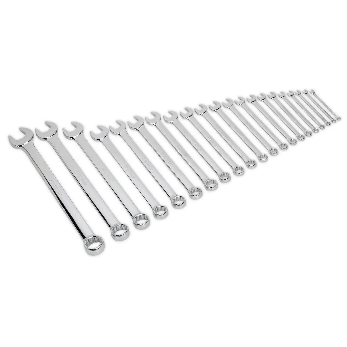 Sealey Premier Combination Spanner Set 21pc Jumbo Metric
