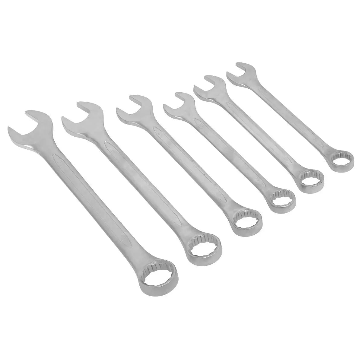 Sealey Premier Combination Spanner Set 6 Piece Jumbo Metric 34-50mm