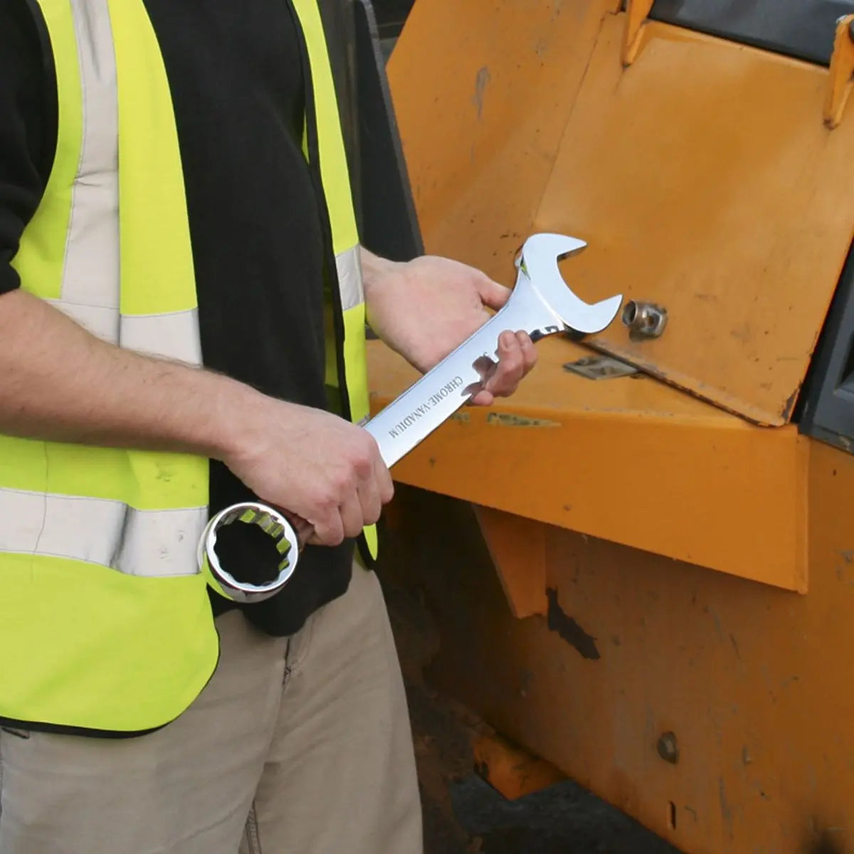 Sealey Premier Combination Spanner Set 6pc Super Jumbo Metric