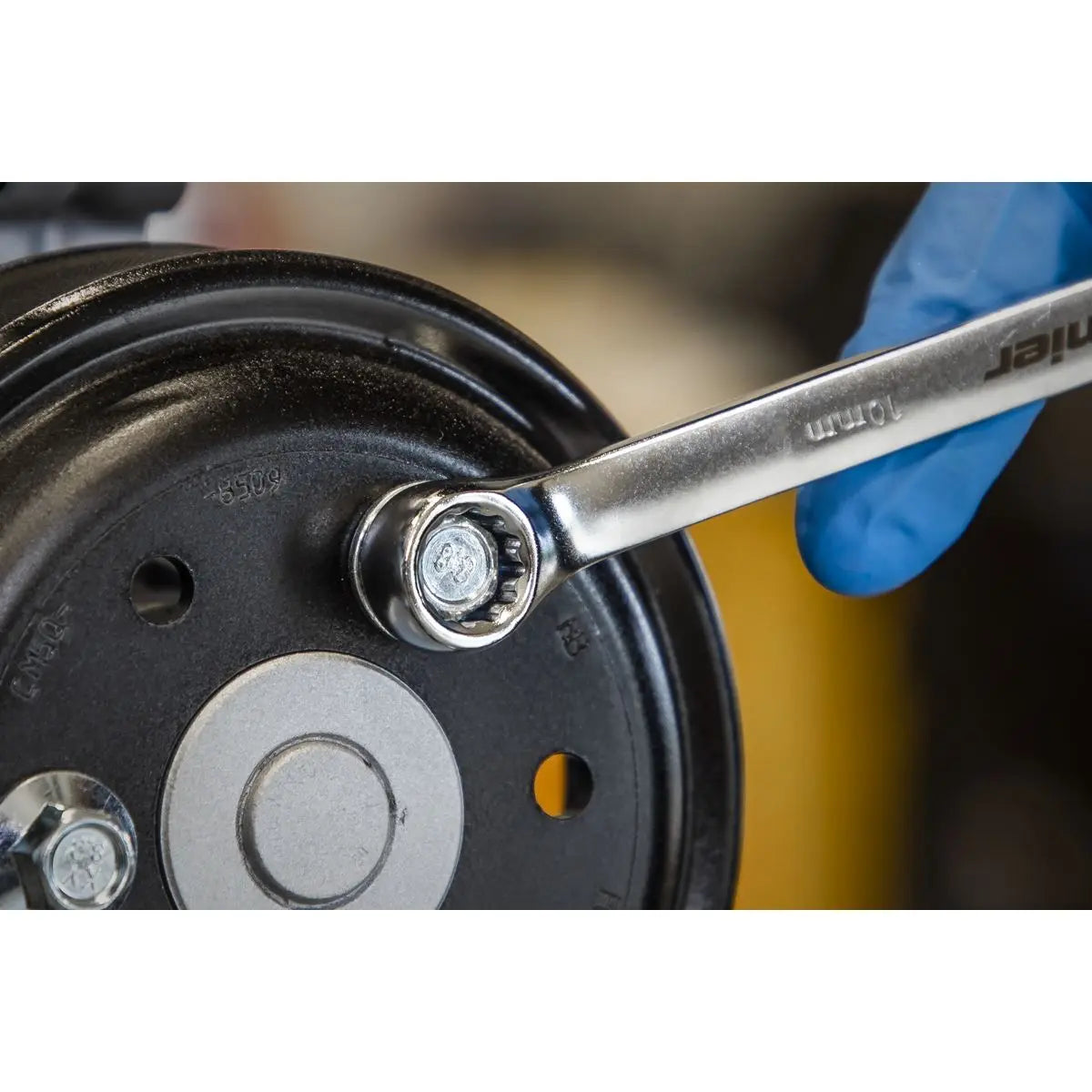 Sealey Premier Combination Spanner Set Anti-Slip 12pc Metric - Platinum Series White Rose Tools