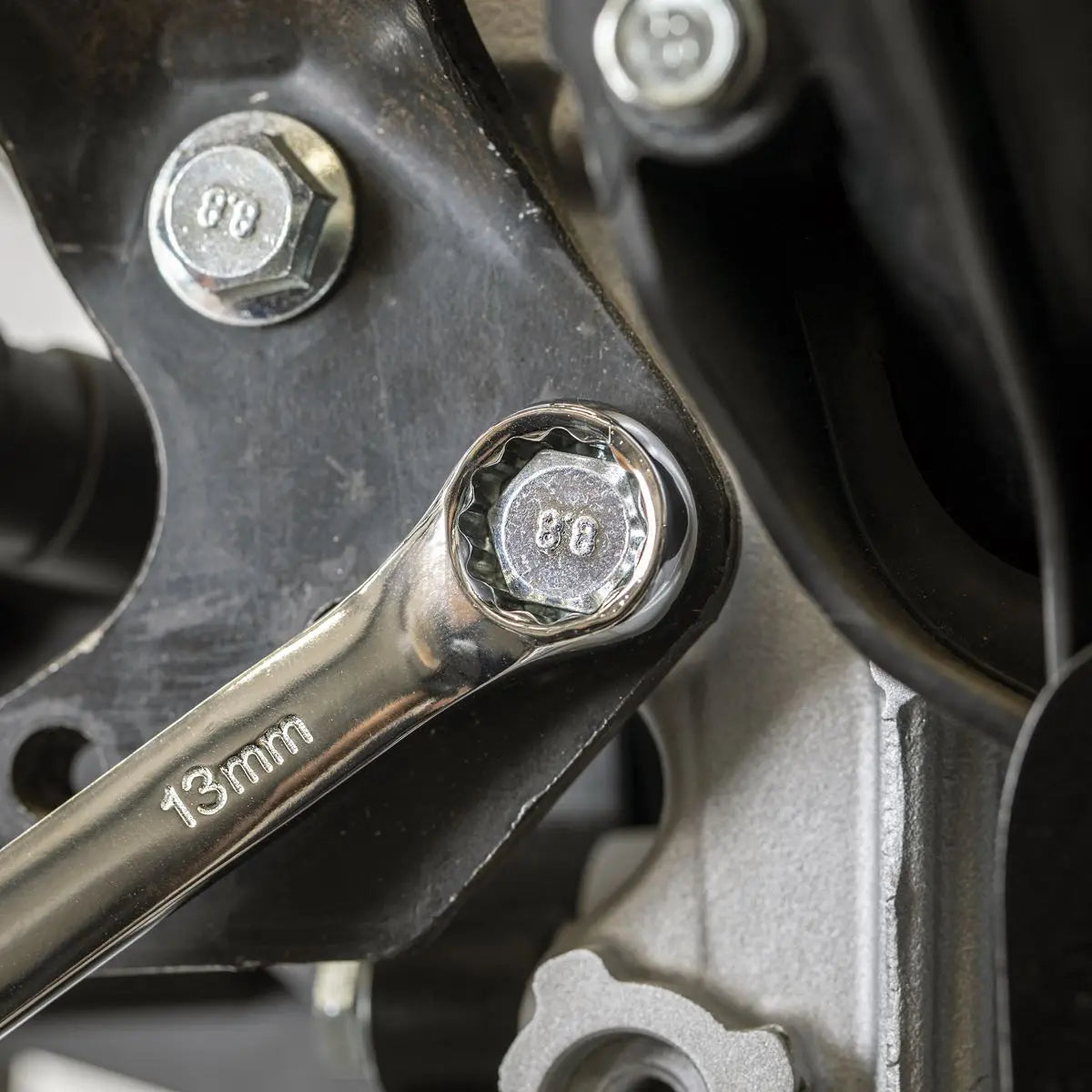 Sealey Premier Combination Spanner Set with Tool Tray 15pc  White Rose Tools