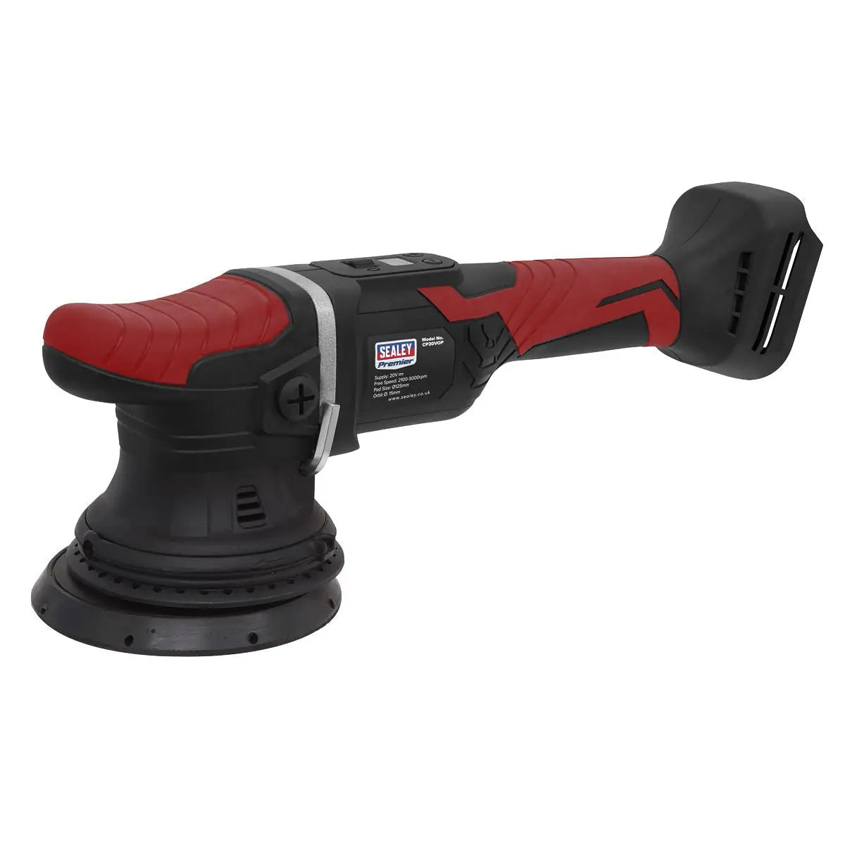 Sealey Premier Cordless Orbital Polisher Ø125mm 20V SV20 Series Lithium-ion - Body Only