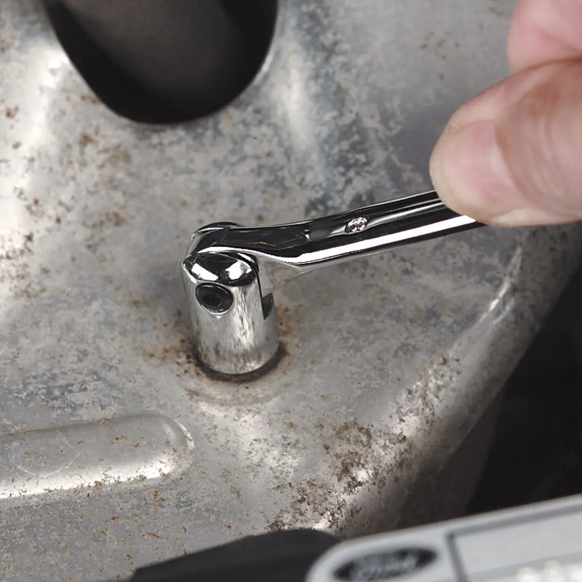 Sealey Premier Double Flexi-Head Socket Spanner Set 6pc Fully Polished Metric