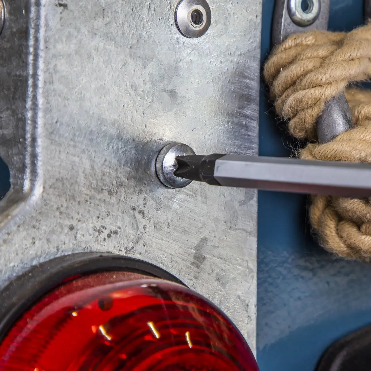 Sealey Premier Extra-Long Hammer-Thru Screwdriver Set Hi-Vis Green 450mm 3pc