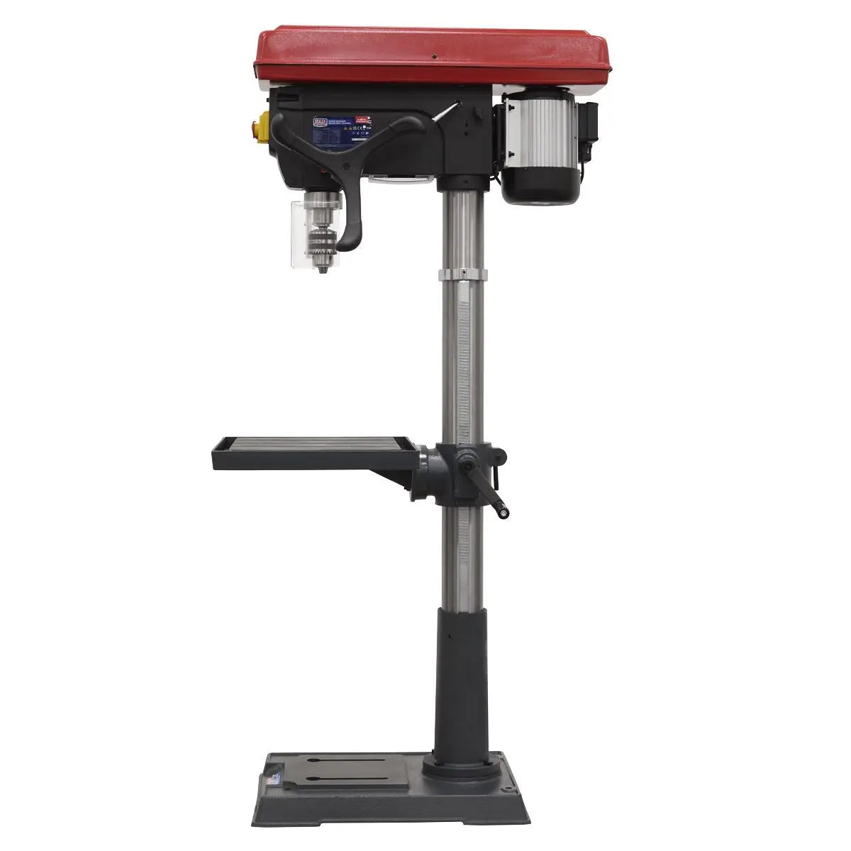 Sealey Premier Floor Standing Pillar Drill 12-Speed 1100W/230V White Rose Tools