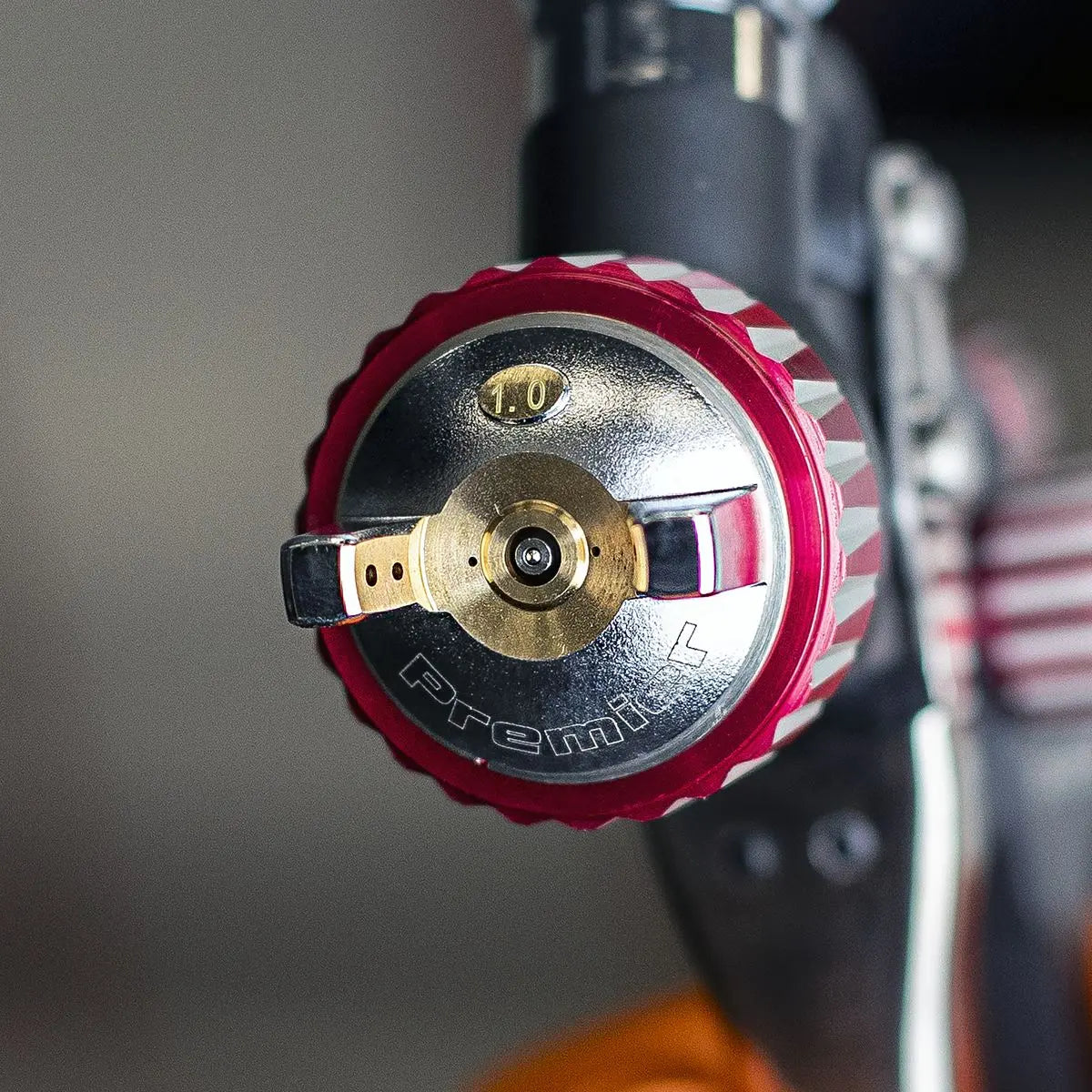 Sealey Premier HVLP Gravity Feed Touch Up Spray Gun 1mm Nozzle Set Up  White Rose Tools