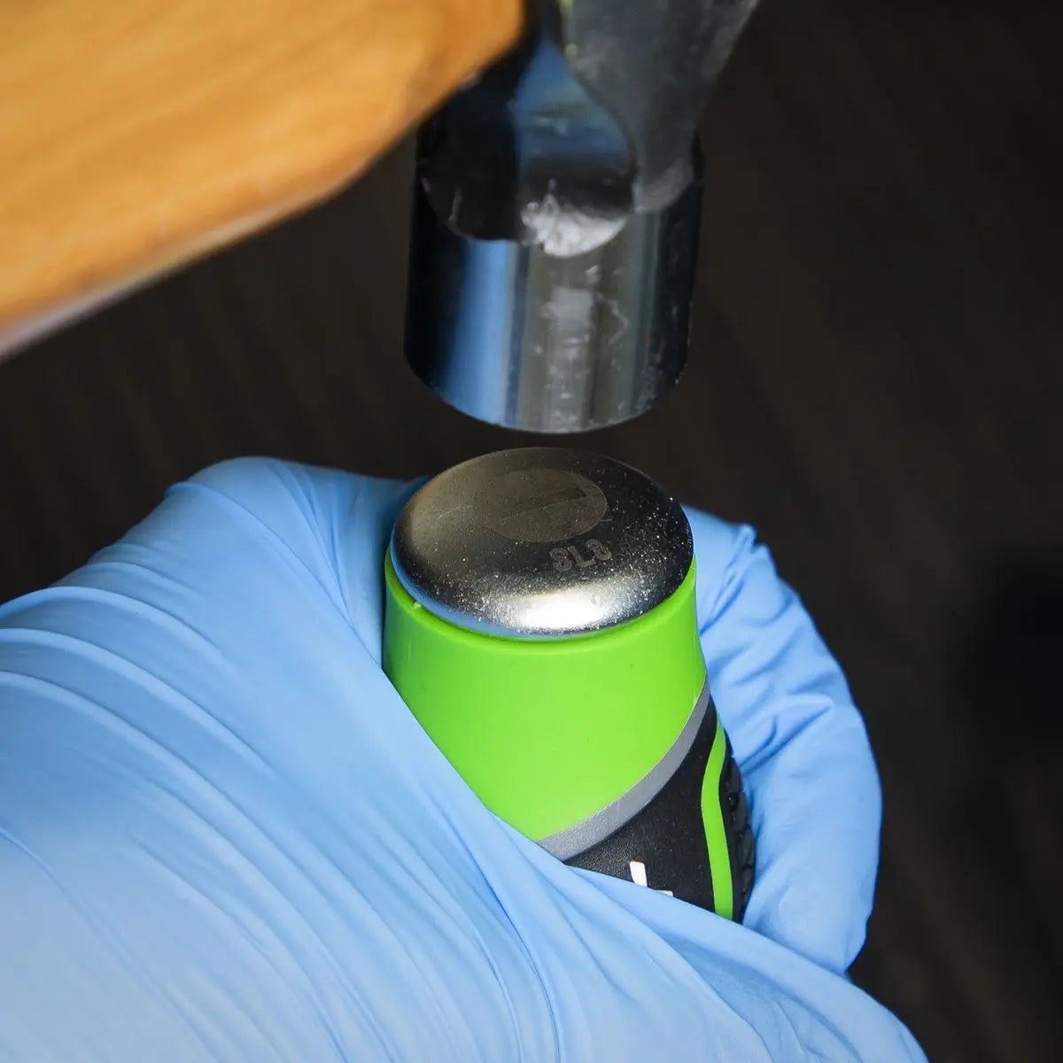 Sealey Premier Hammer-Thru Screwdriver Set Hi-Vis Green 9pc