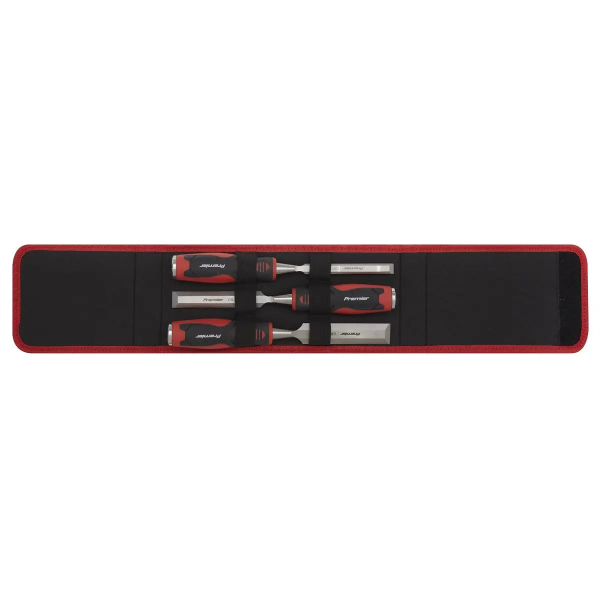 Sealey Premier Hammer-Thru Wood Chisel 3pc Set