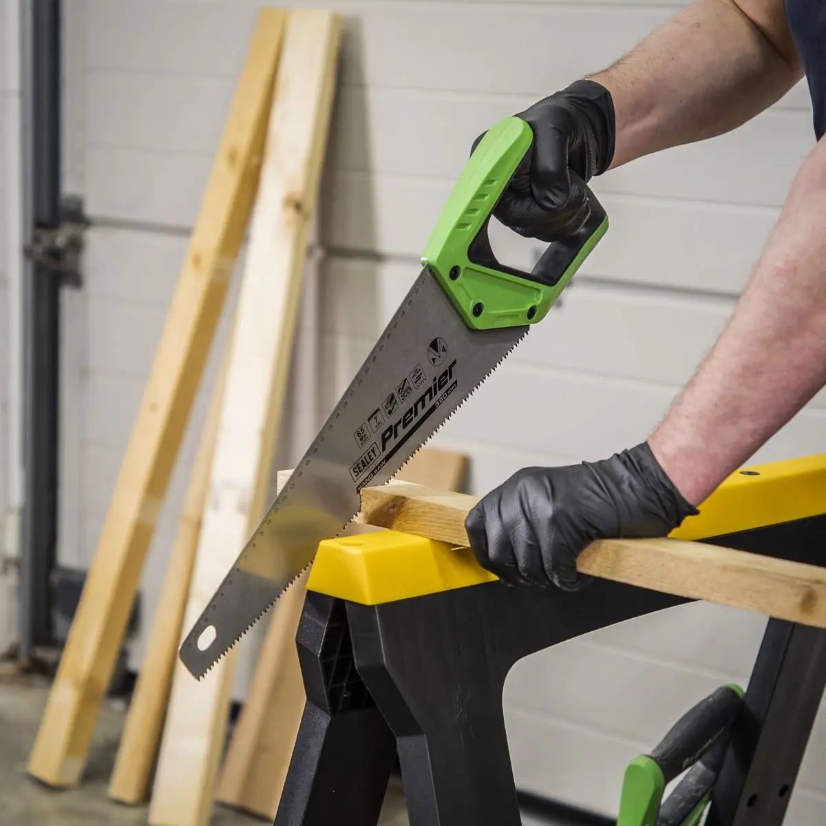 Sealey Premier Hand Saw 380mm 7tpi White Rose Tools