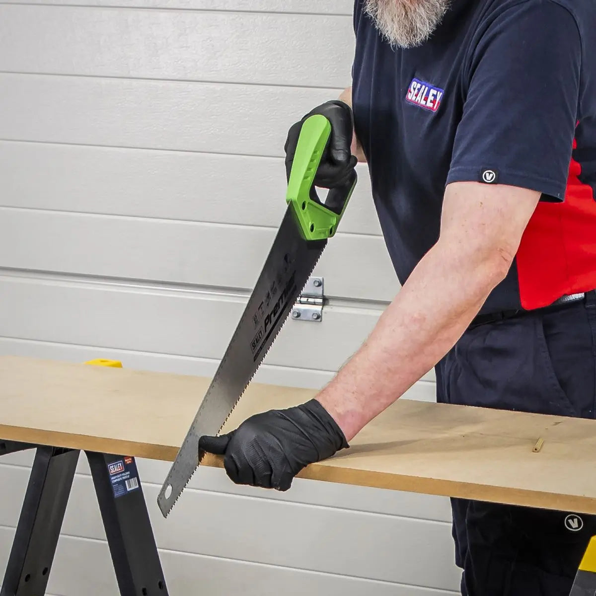 Sealey Premier Hand Saw 380mm 7tpi White Rose Tools