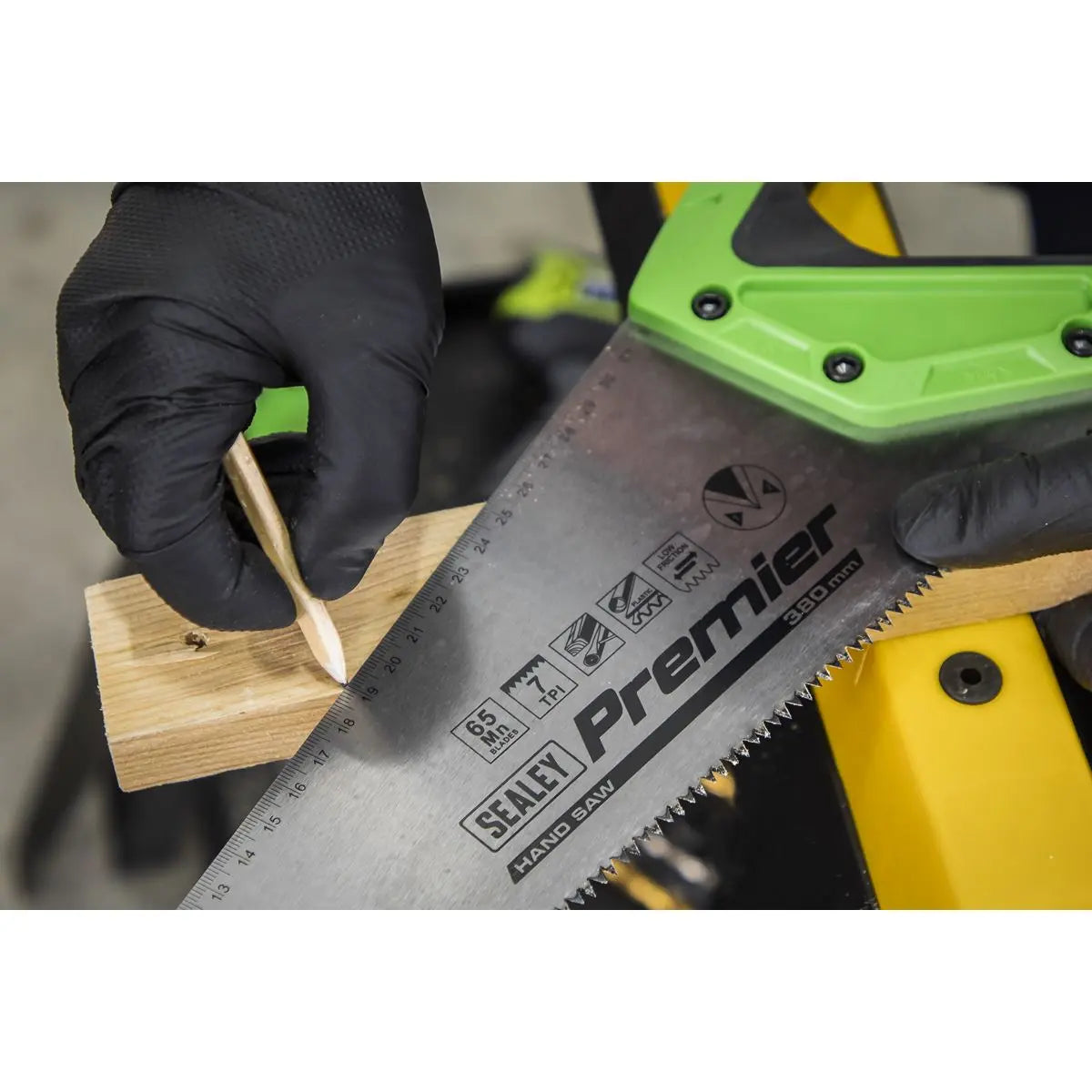 Sealey Premier Hand Saw 380mm 7tpi White Rose Tools