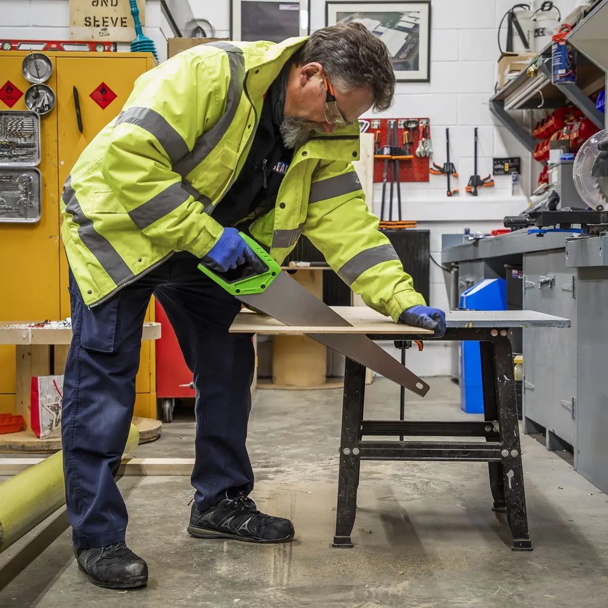 Sealey Premier Hand Saw 500mm 7tpi White Rose Tools