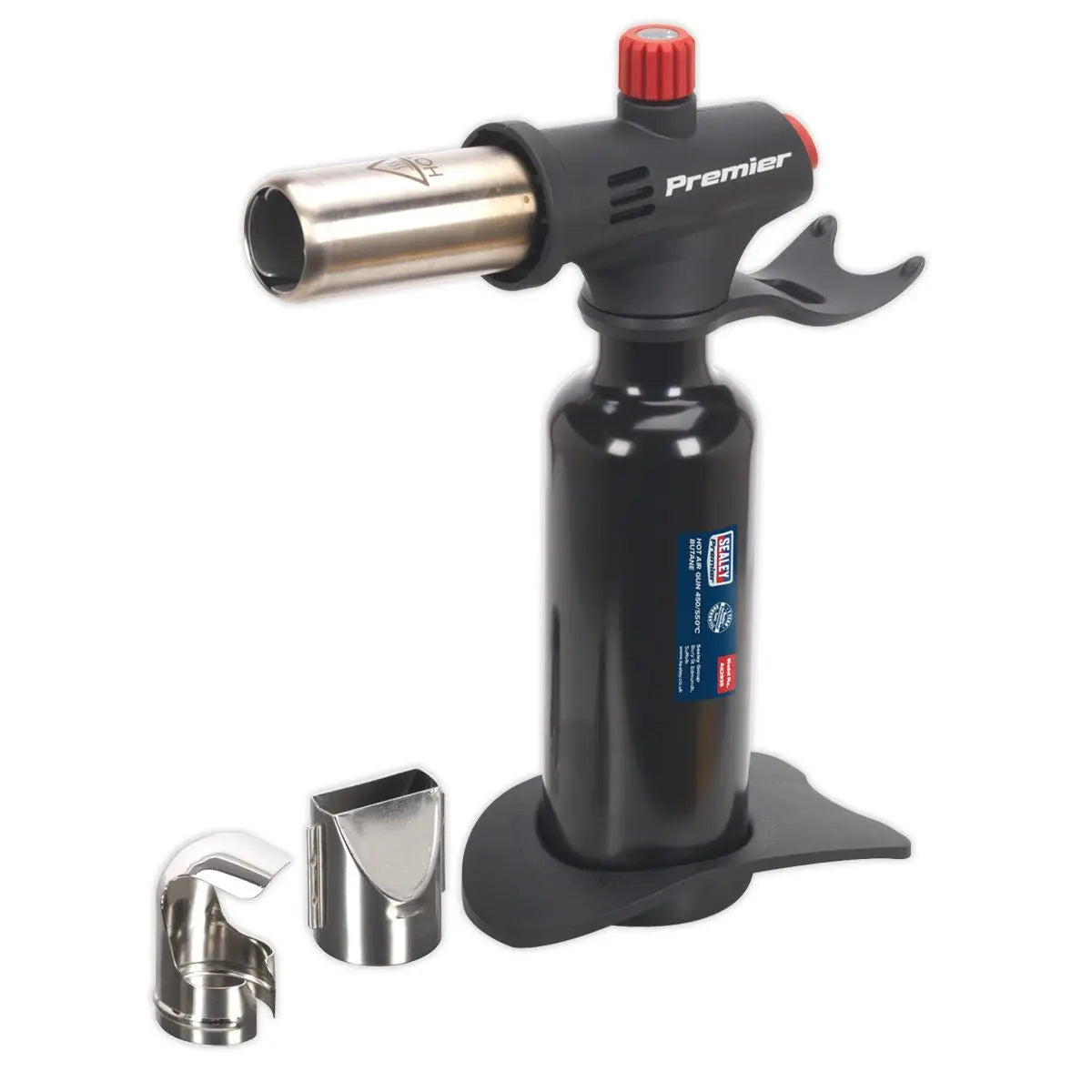 Sealey Premier Heavy Duty Adjustable Flame Butane Hot Air Gun 450/550°C