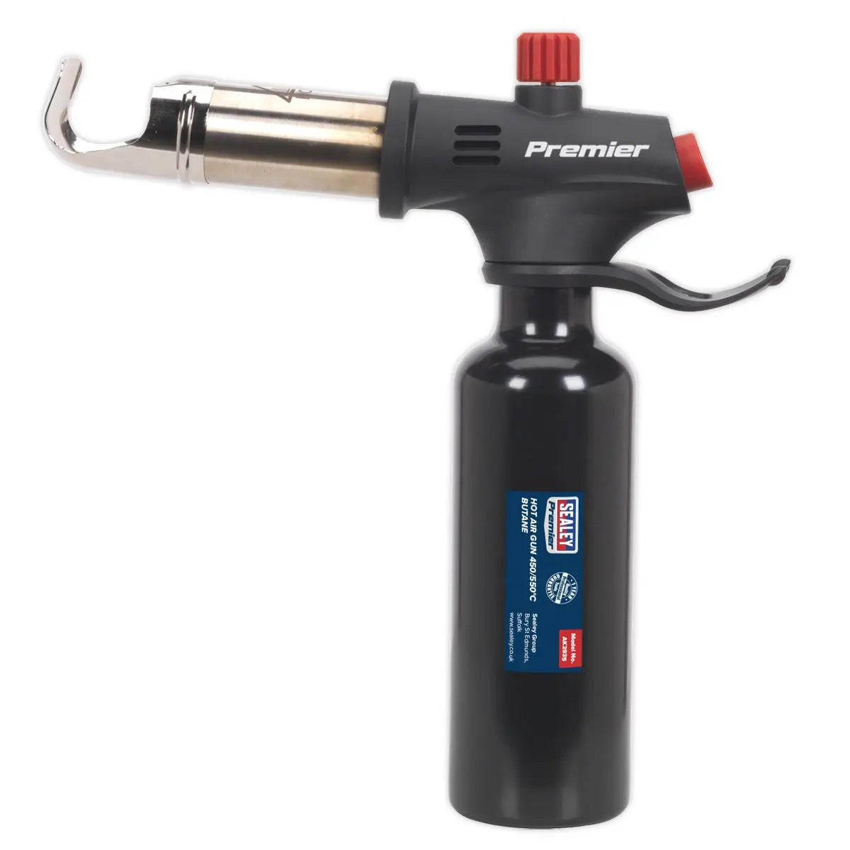 Sealey Premier Heavy Duty Adjustable Flame Butane Hot Air Gun 450/550°C