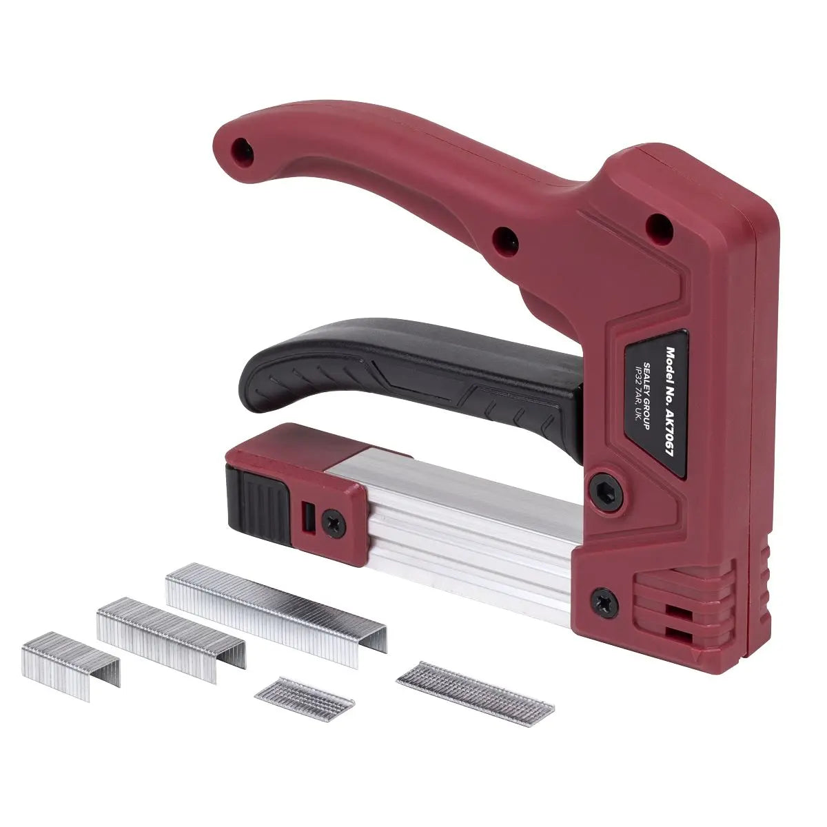 Sealey Premier Heavy-Duty Staple & Brad Nail Gun  White Rose Tools