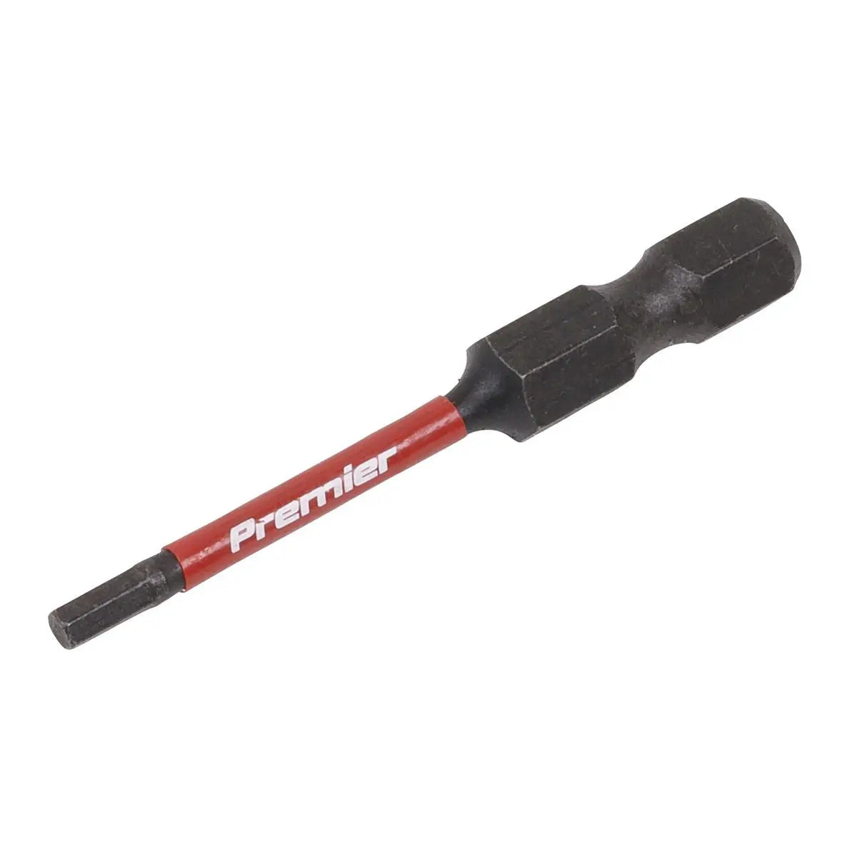 Sealey Premier Hex 2.5mm Impact Power Tool Bits 50mm - 3pc
