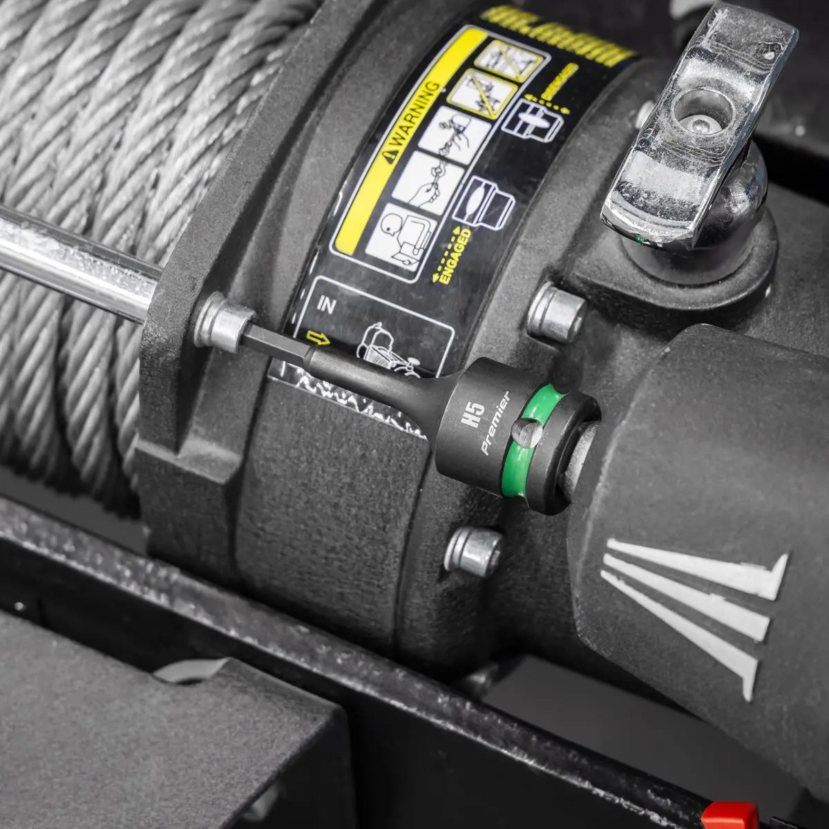 Sealey Premier Hex Impact Socket Bit Set 8pc 1/2"Sq Drive White Rose Tools