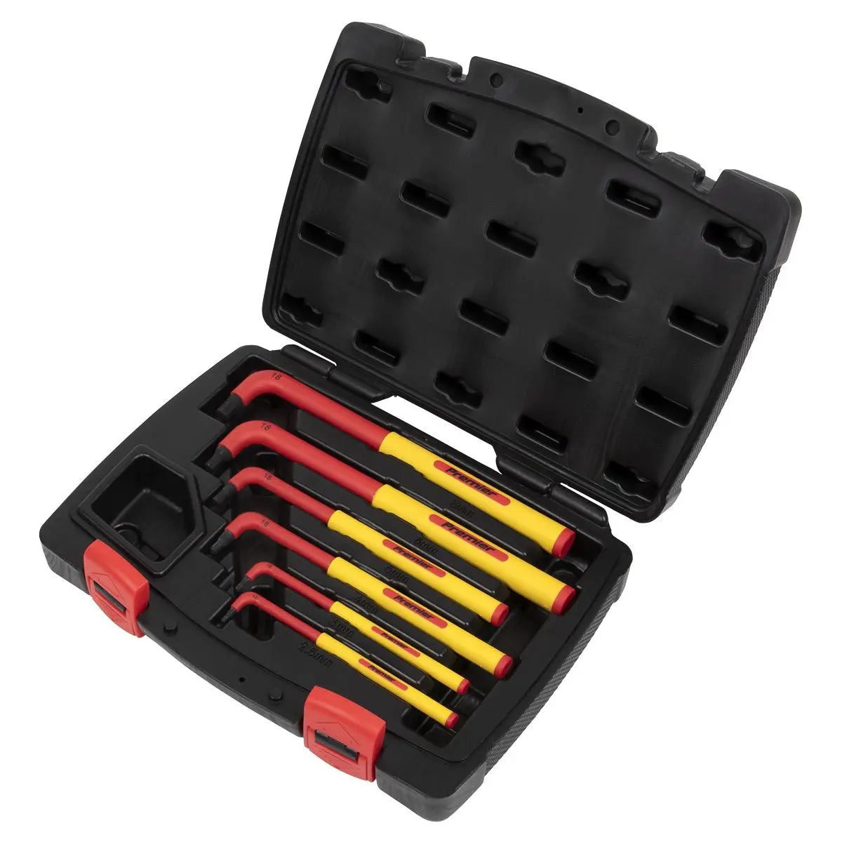 Sealey Premier Hex Key Set 6pc Extra-Long VDE