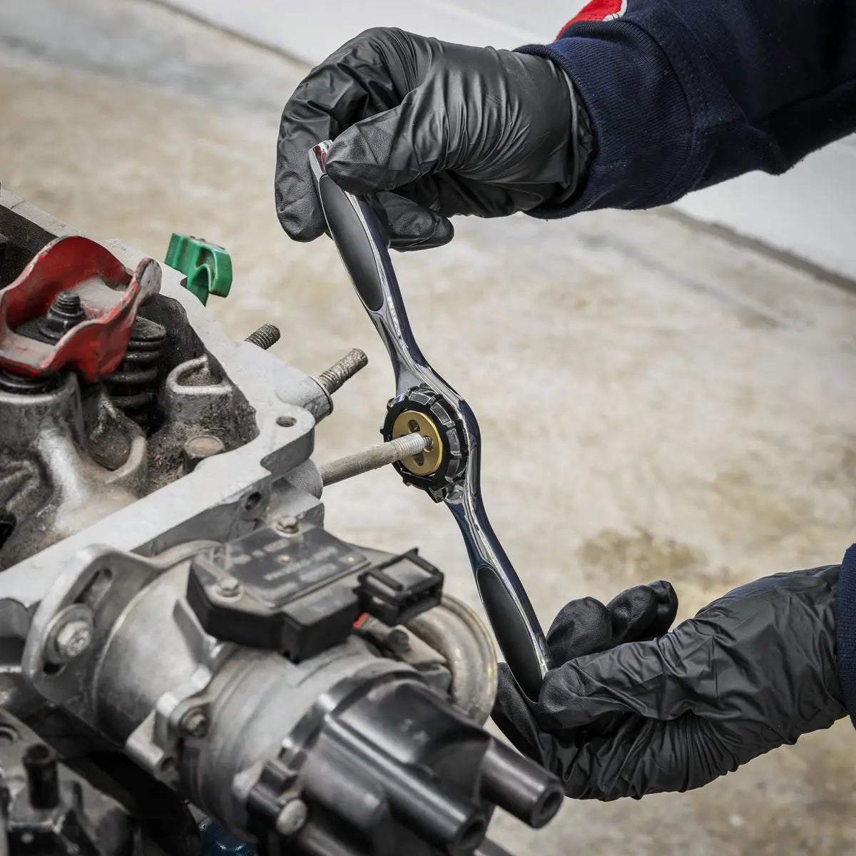 Sealey Premier Hexagonal Tap & Die Set 26pc Hexagonal - SAE/Imperial - Titanium Coated White Rose Tools