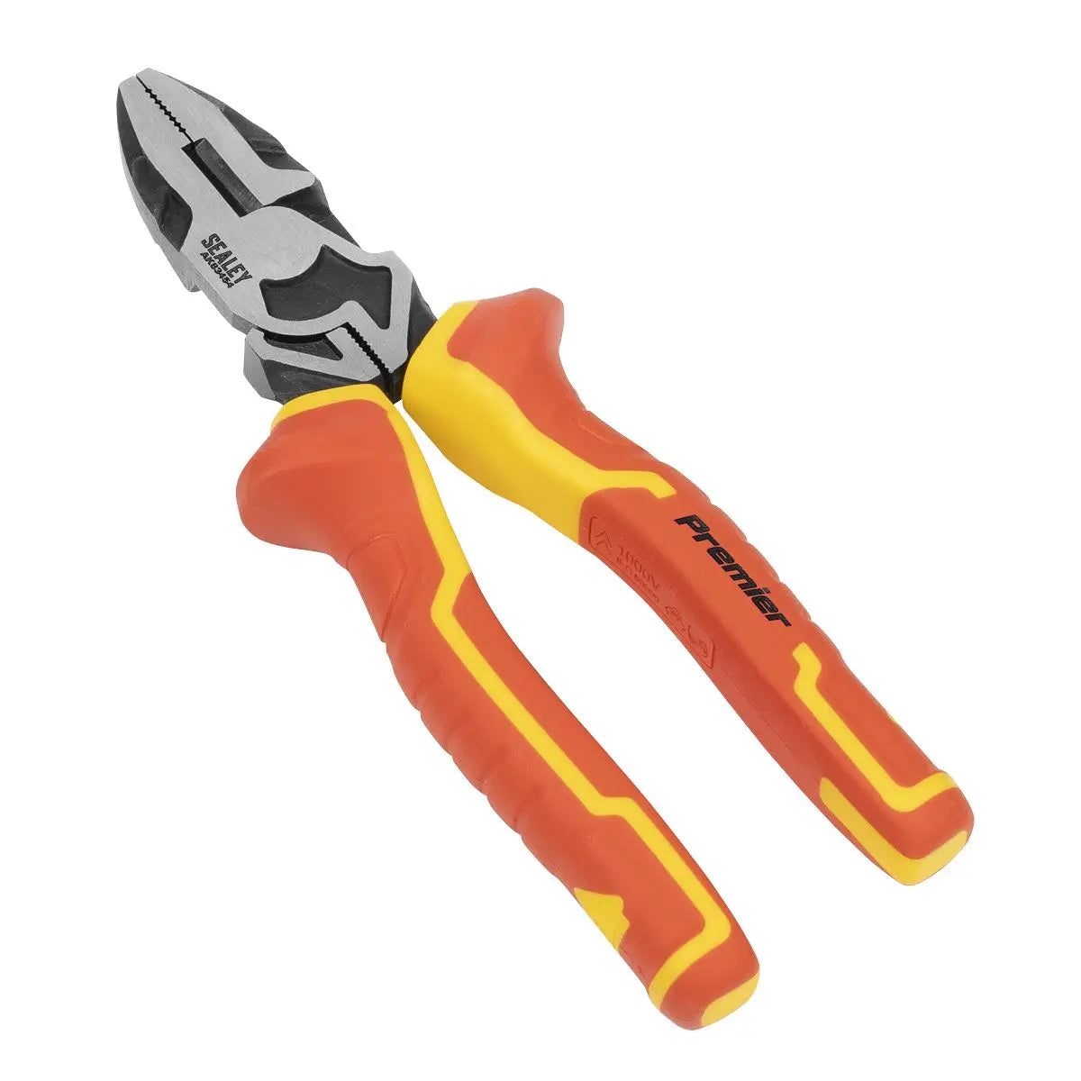 Sealey Premier High Leverage Combination Pliers 175mm - VDE Approved White Rose Tools