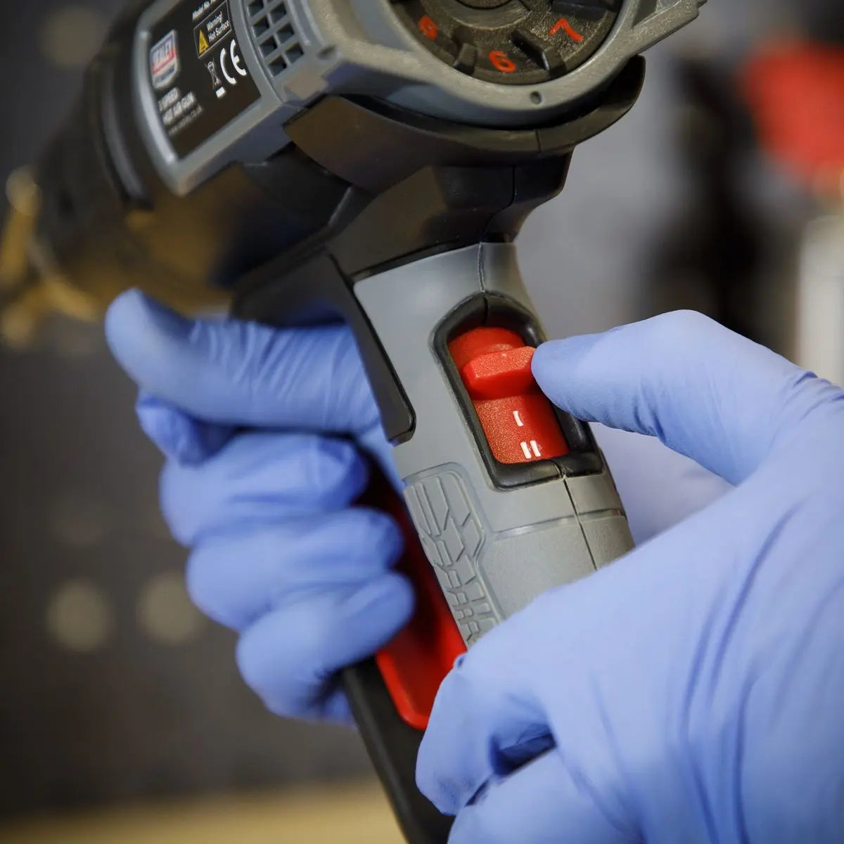 Sealey Premier Hot Air Gun 2000W 3-Speed 50-600°C Variable Heat