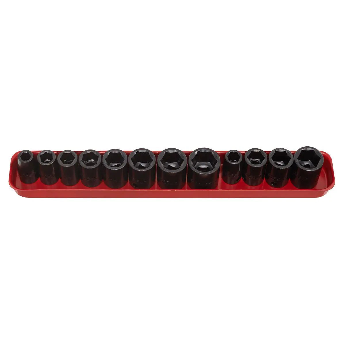 Sealey Premier Impact Socket Set 12pc 3/8"Sq Drive Metric/Imperial