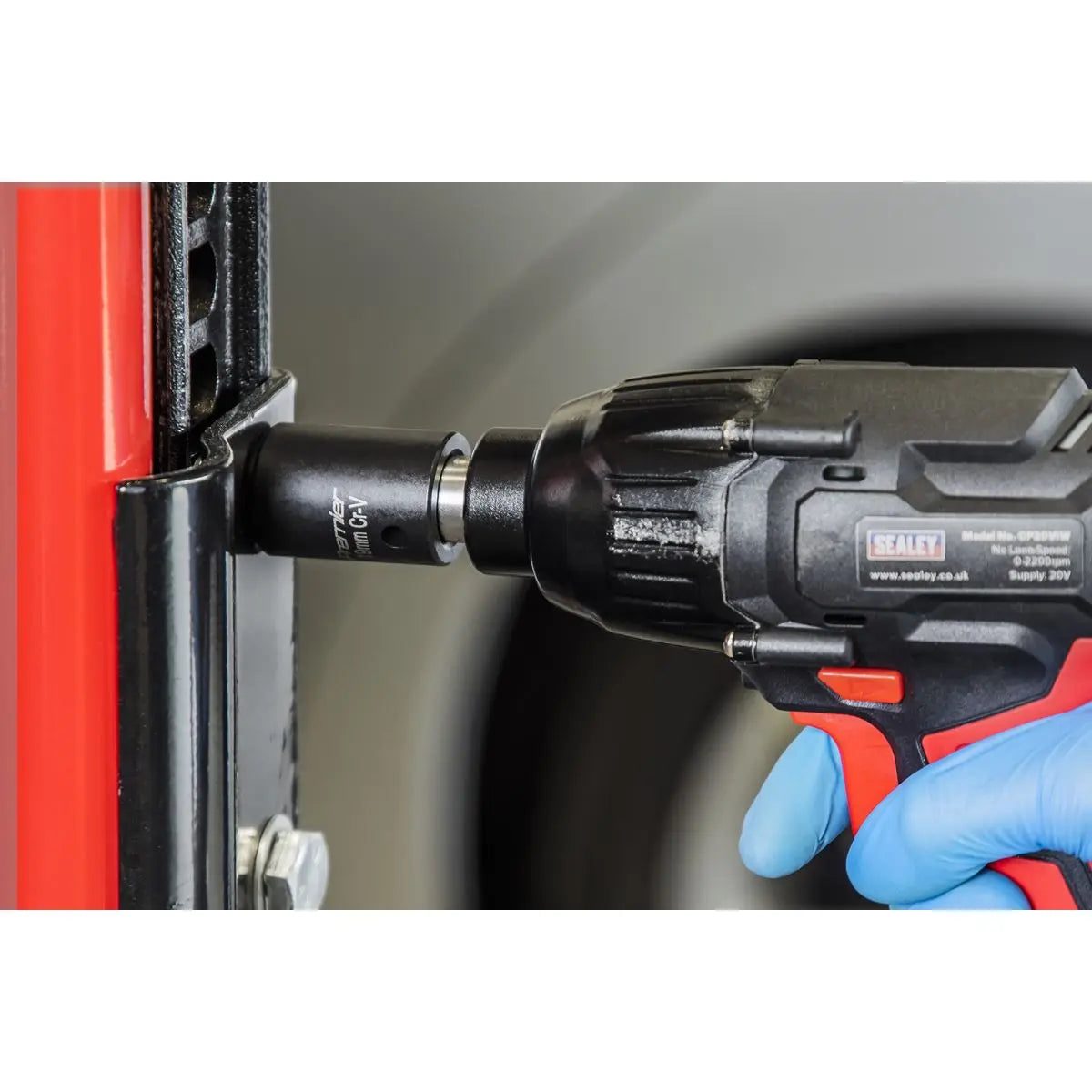 Sealey Premier Impact Socket Set 16pc 1/2"Sq Drive White Rose Tools