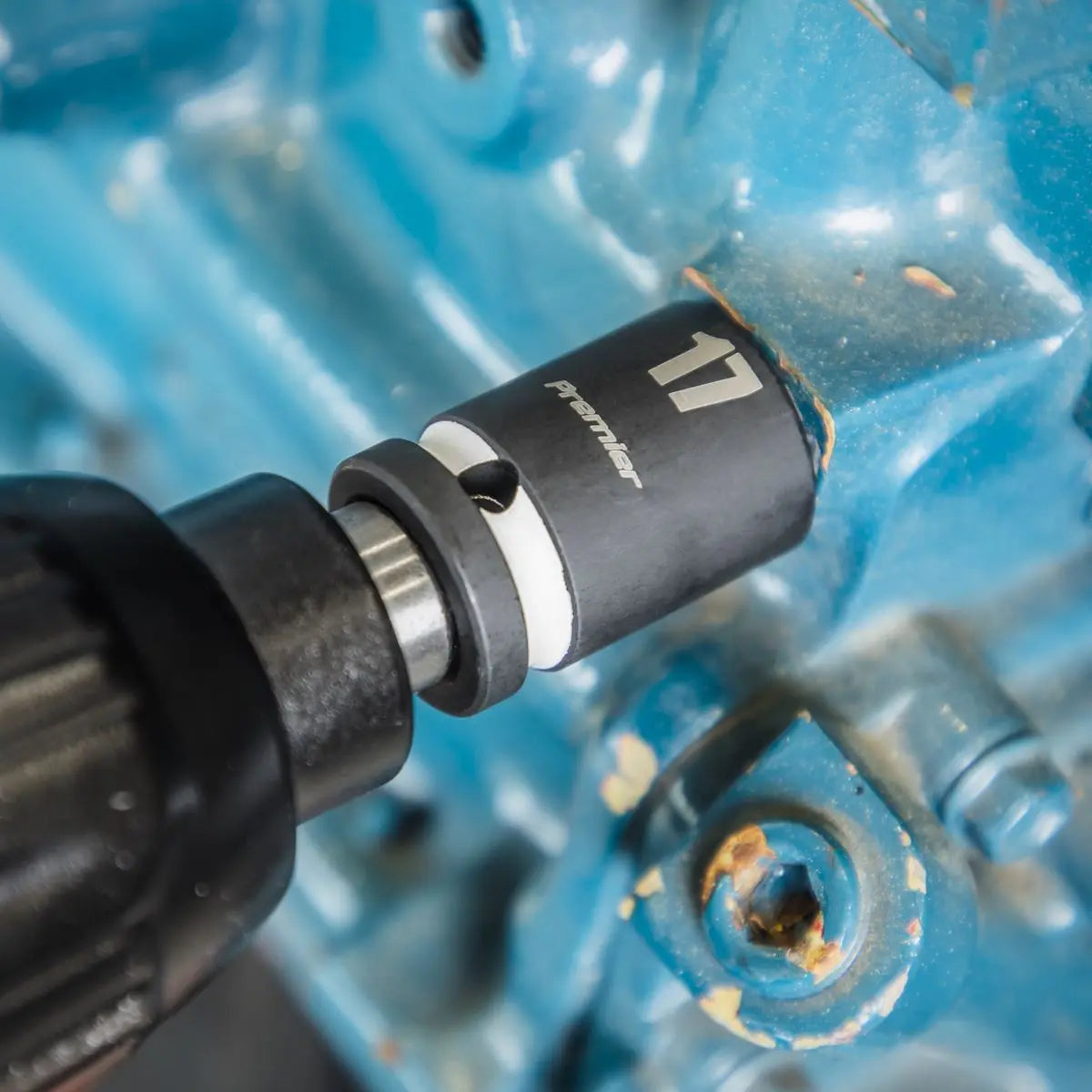 Sealey Premier Impact Socket Set 16pc 1/2”Sq Drive White Rose Tools