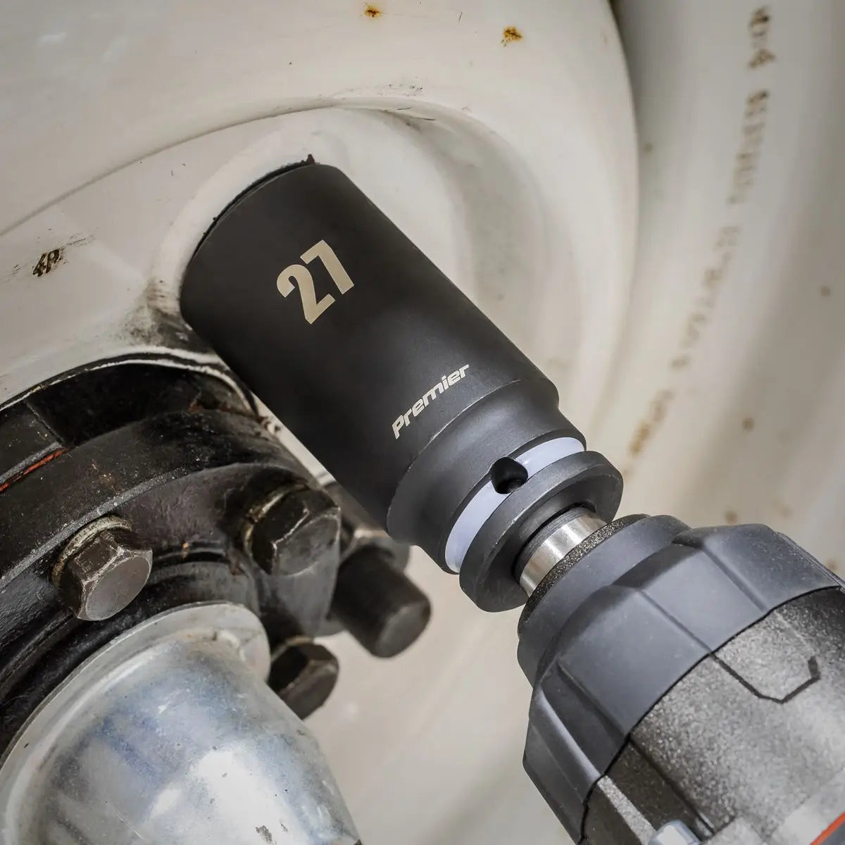 Sealey Premier Impact Socket Set 16pc 1/2"Sq Drive Deep Metric