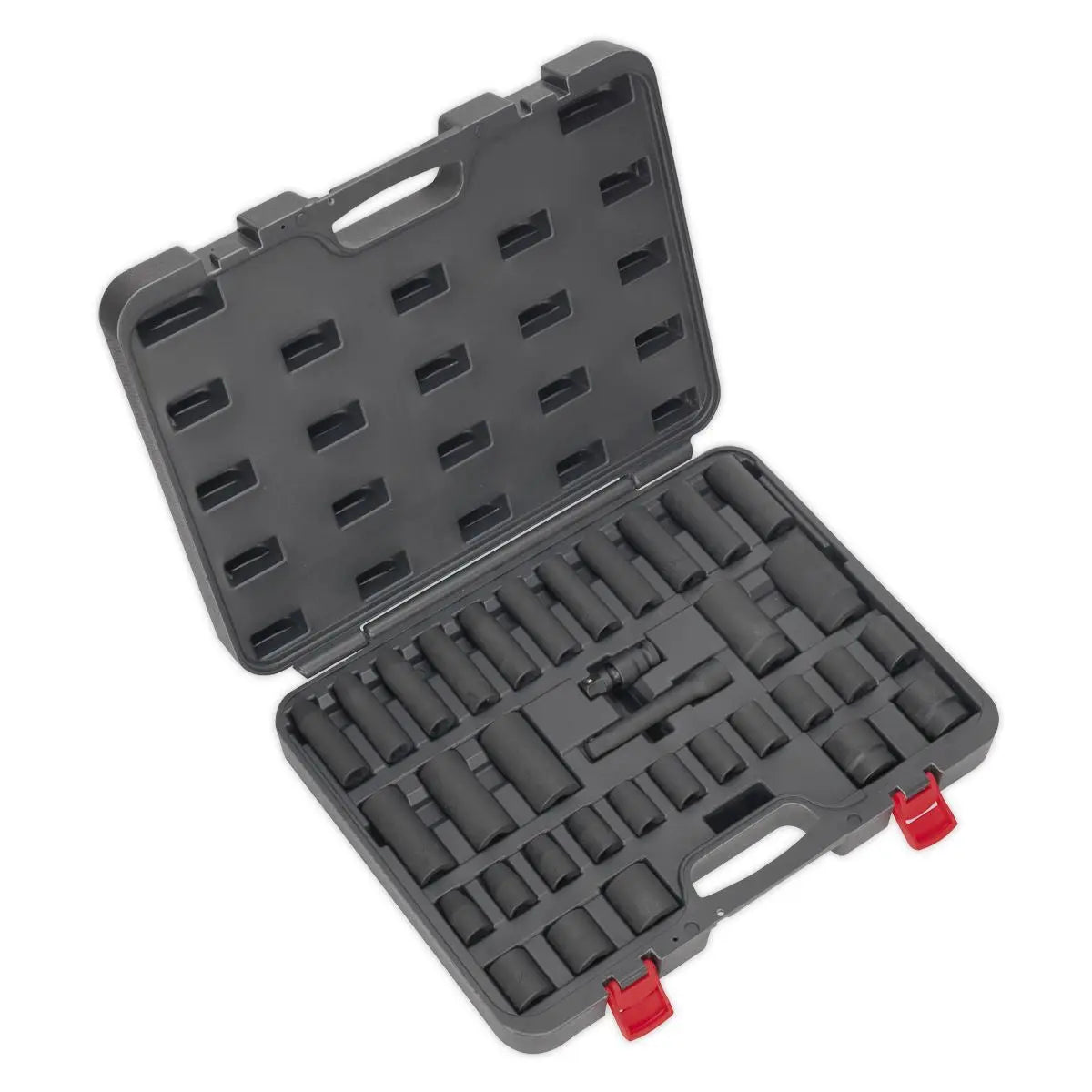 Sealey Premier Impact Socket Set 34pc 1/2"Sq Drive Metric