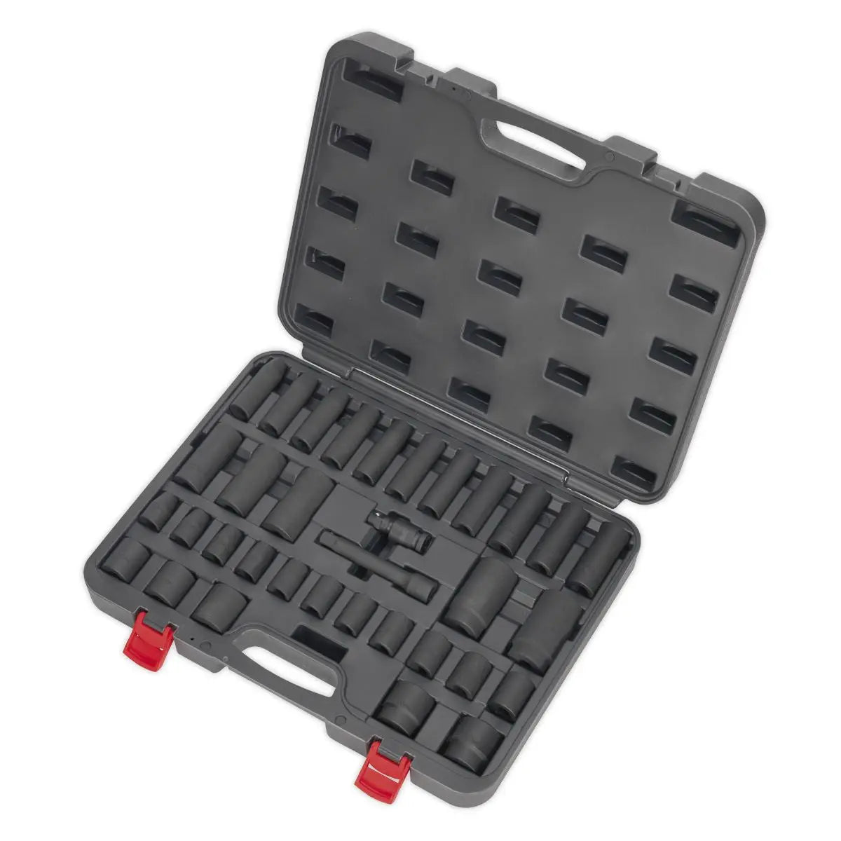 Sealey Premier Impact Socket Set 34pc 1/2"Sq Drive Metric