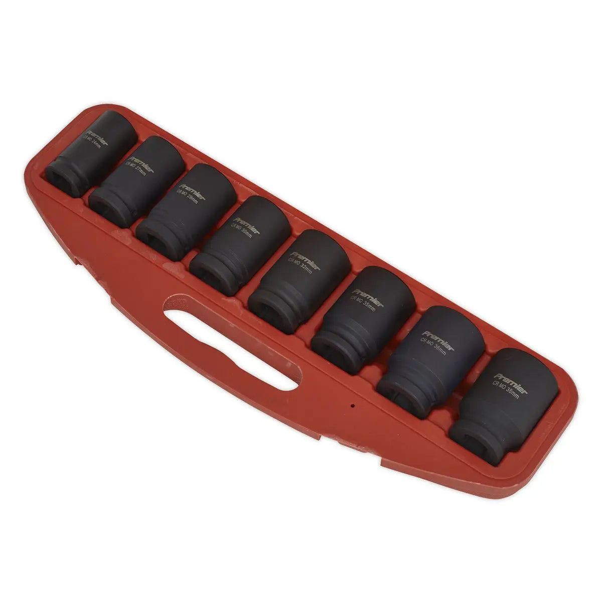 Sealey Premier Impact Socket Set 8pc Deep 3/4"Sq Drive Metric