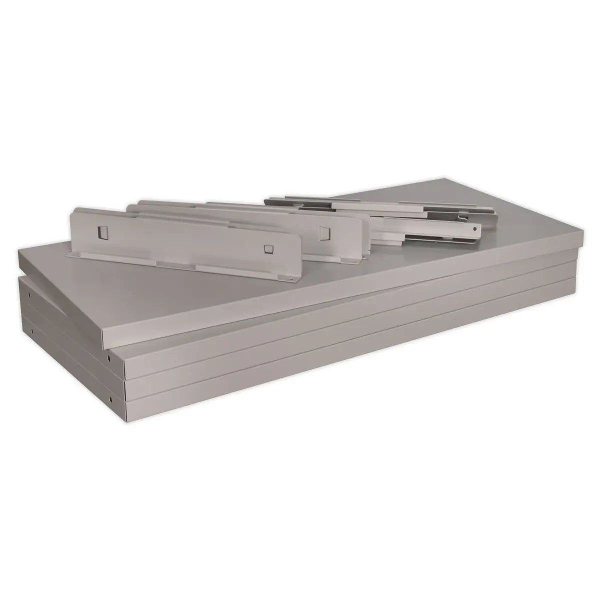 Sealey Premier Industrial Shelf for Industrial Cabinets - Pack of 4 White Rose Tools