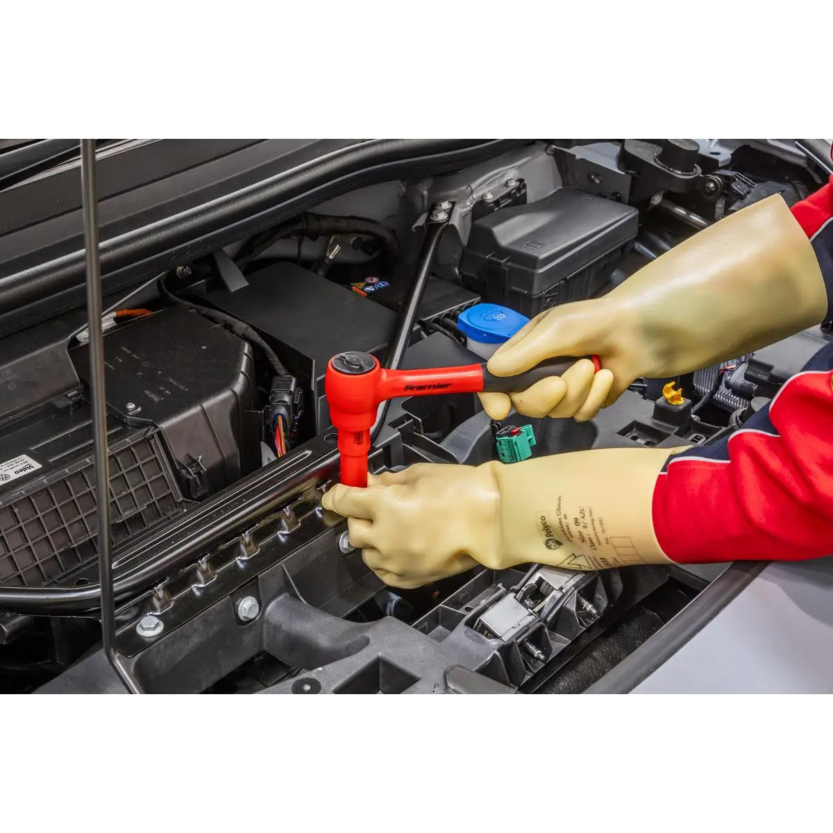 Sealey Premier Insulated Socket Set with Tool Tray 10pc 1/2"Sq Drive - VDE Approved White Rose Tools