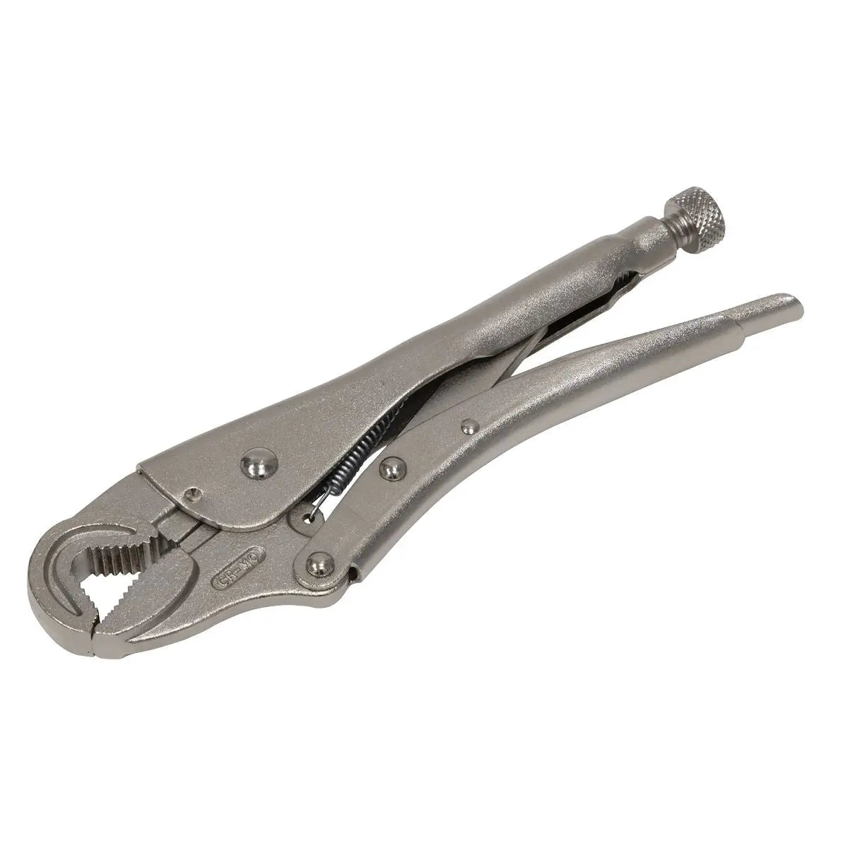Sealey Premier Locking Pliers Round Jaws 235mm 0-50mm Capacity