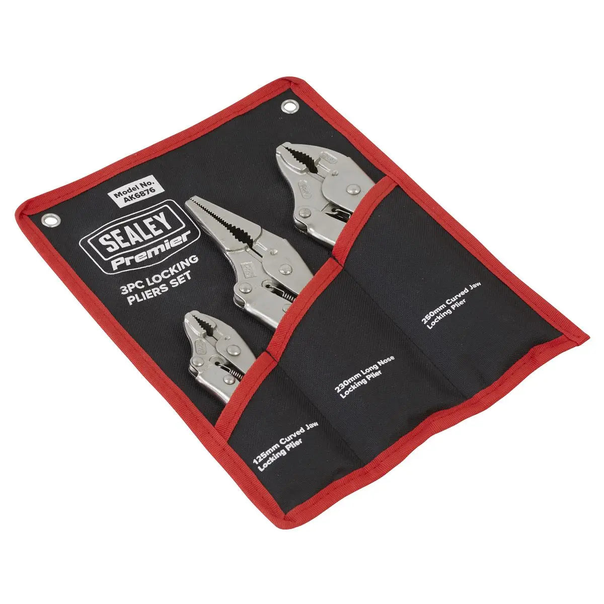 Sealey Premier Locking Pliers Set 3pc  White Rose Tools
