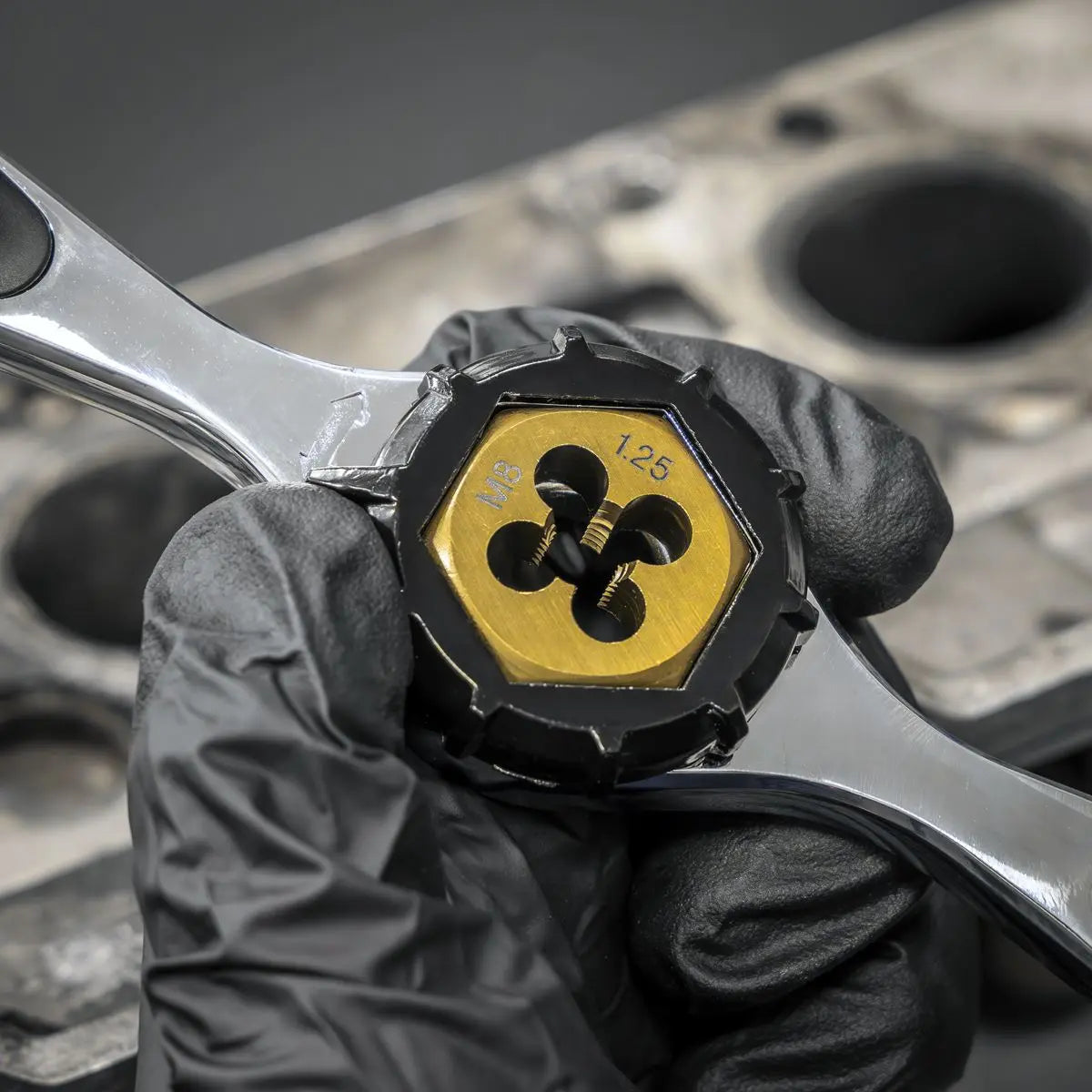 Sealey Premier Metric & SAE/Imperial Titanium Coated Hexagonal Tap & Die Set 46pc White Rose Tools