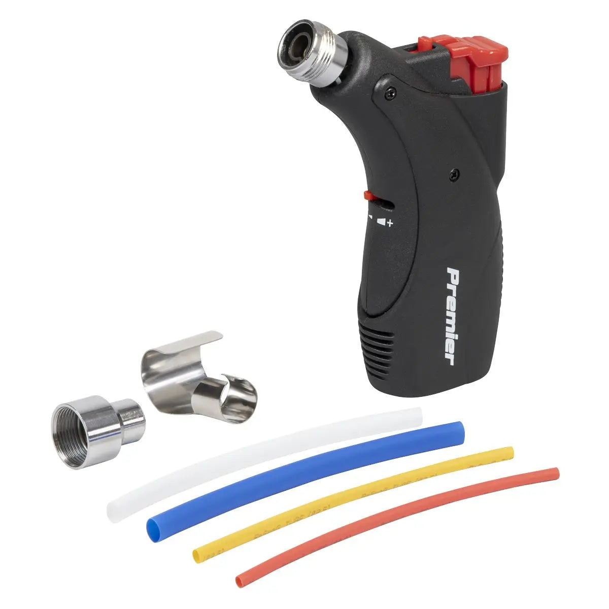 Sealey Premier Micro Butane Hot Air Blower/Heating Torch, Heat Shrink Tube White Rose Tools