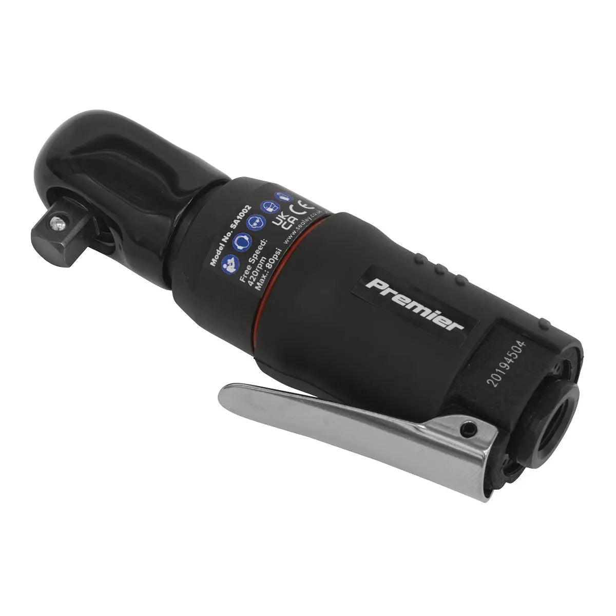 Sealey Premier Mini Air Ratchet Wrench 3/8"Sq Drive