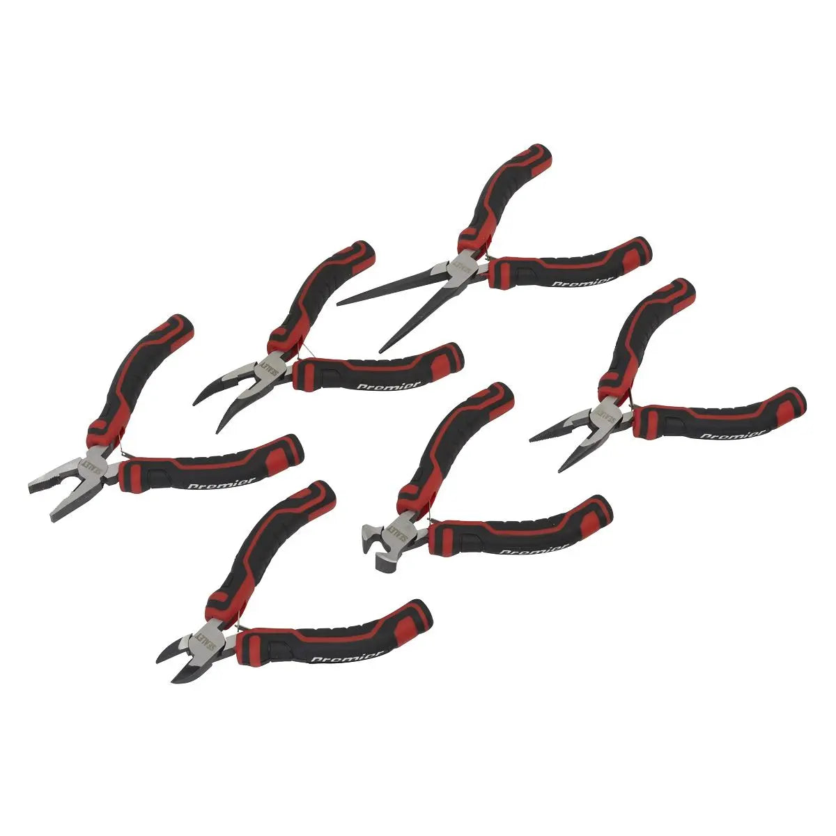 Sealey Premier Mini Pliers Set 6pc White Rose Tools