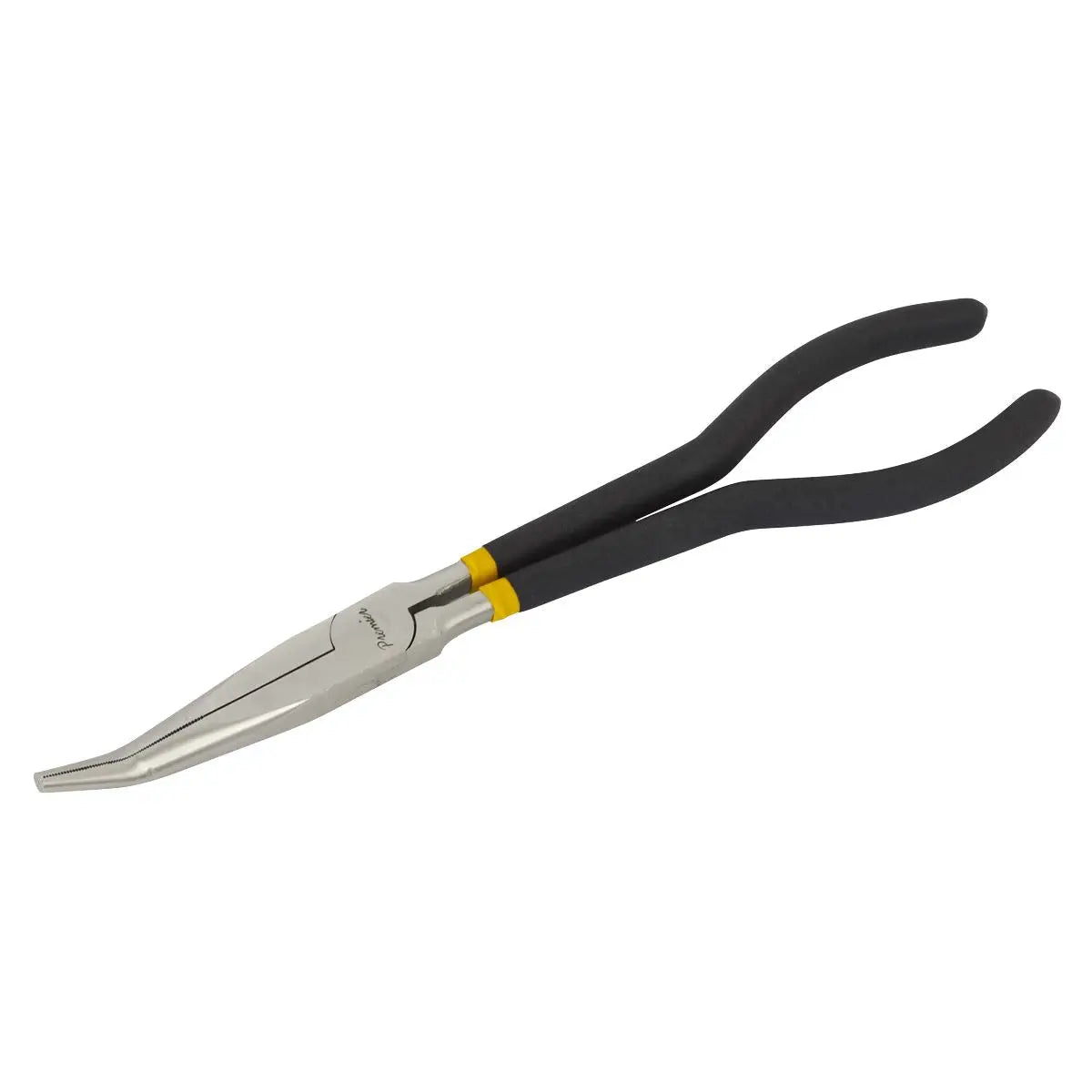 Sealey Premier Needle Nose Pliers 280mm Offset Ni-Fe Finish