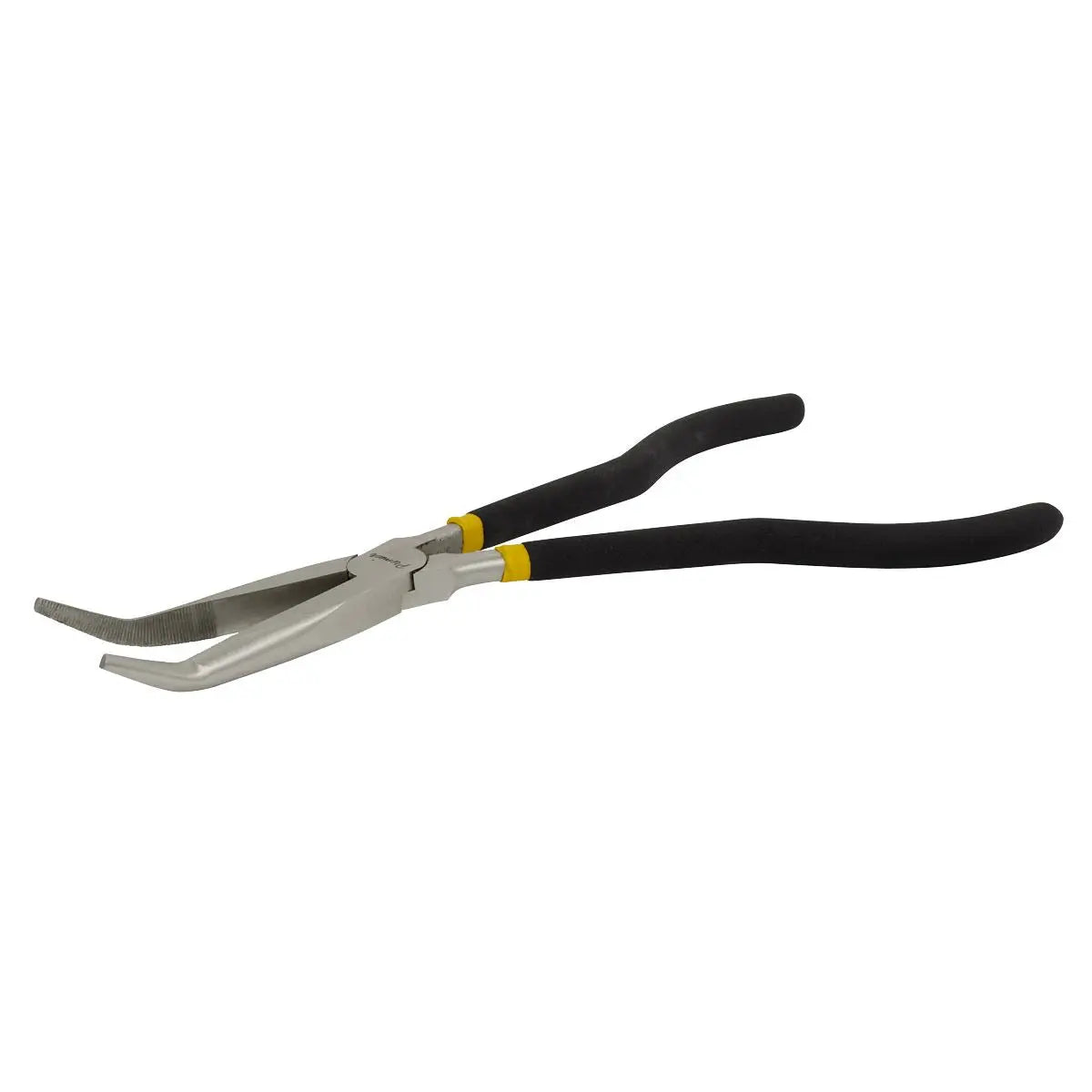Sealey Premier Needle Nose Pliers 280mm Offset Ni-Fe Finish