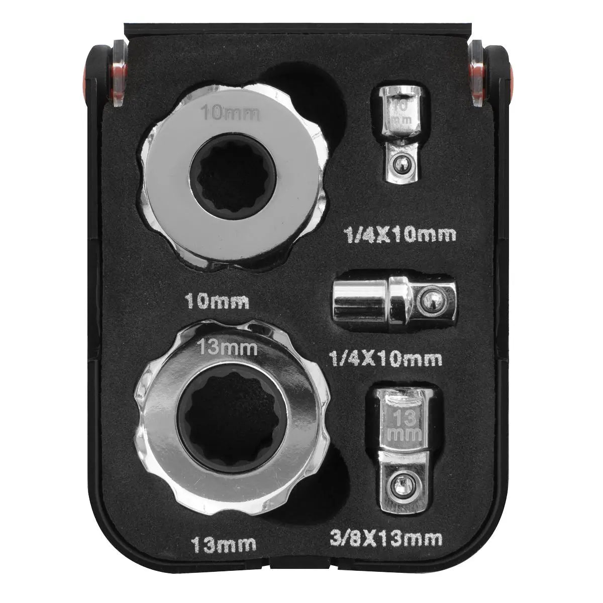 Sealey Premier Palm Ratchet Set 5pc 1/4" & 3/8"Sq Drive