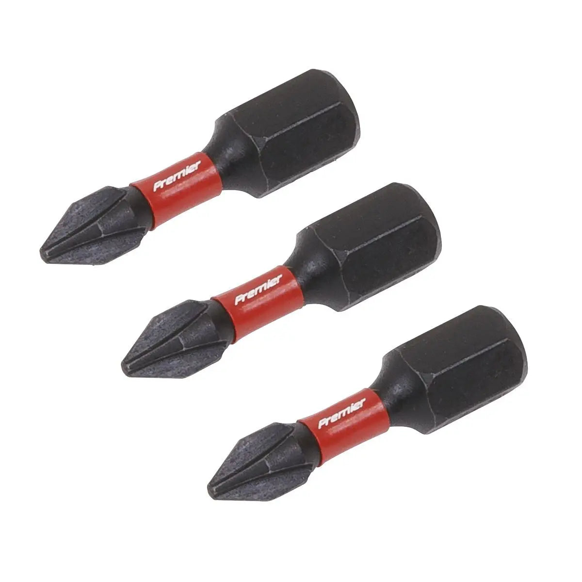 Sealey Premier Phillips #1 Impact Power Tool Bits 25mm - 3pc