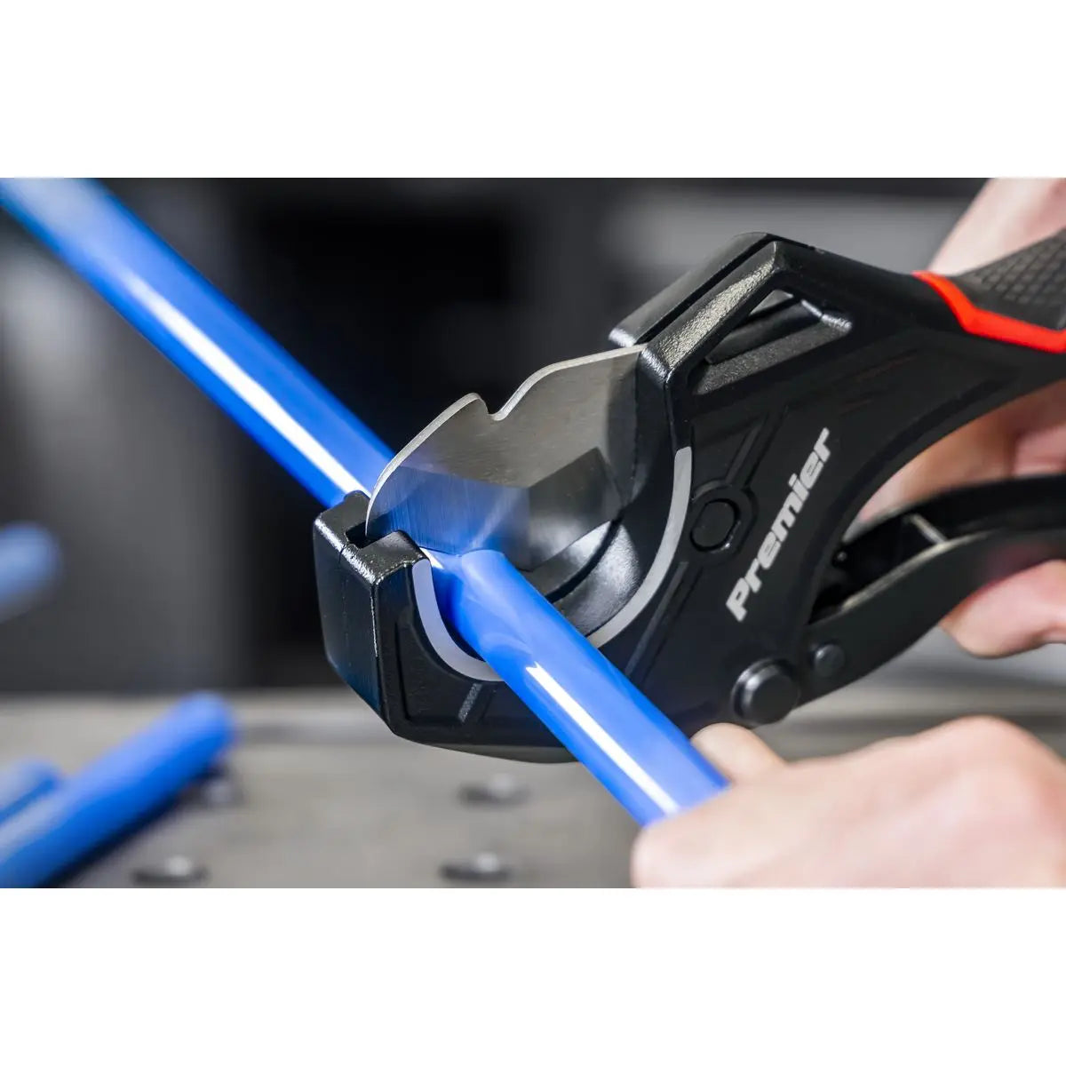 Sealey Premier Plastic Pipe Cutter 6-42mm White Rose Tools