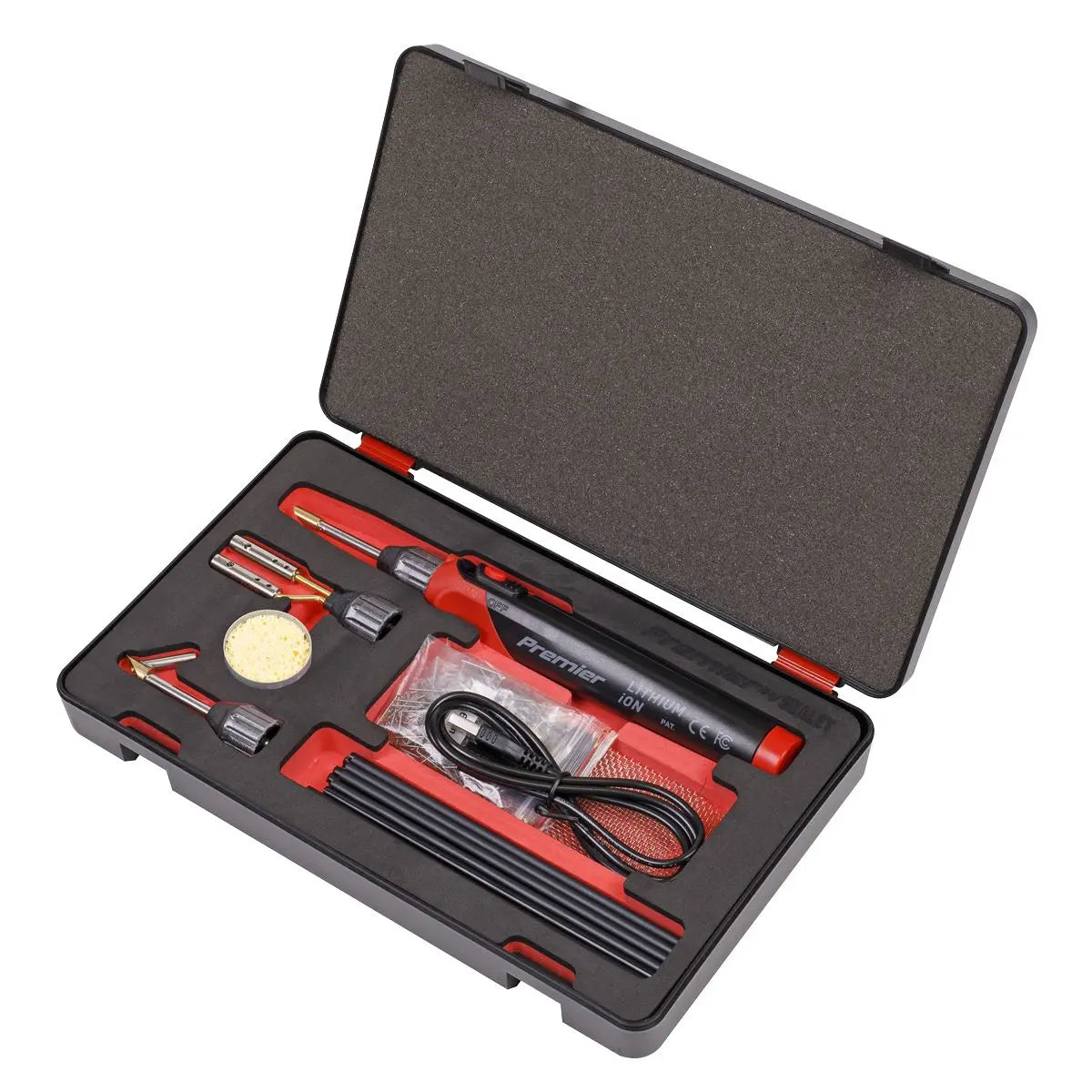 Sealey Premier Plastic Welding Repair Kit Rechargeable Lithium-ion 30W