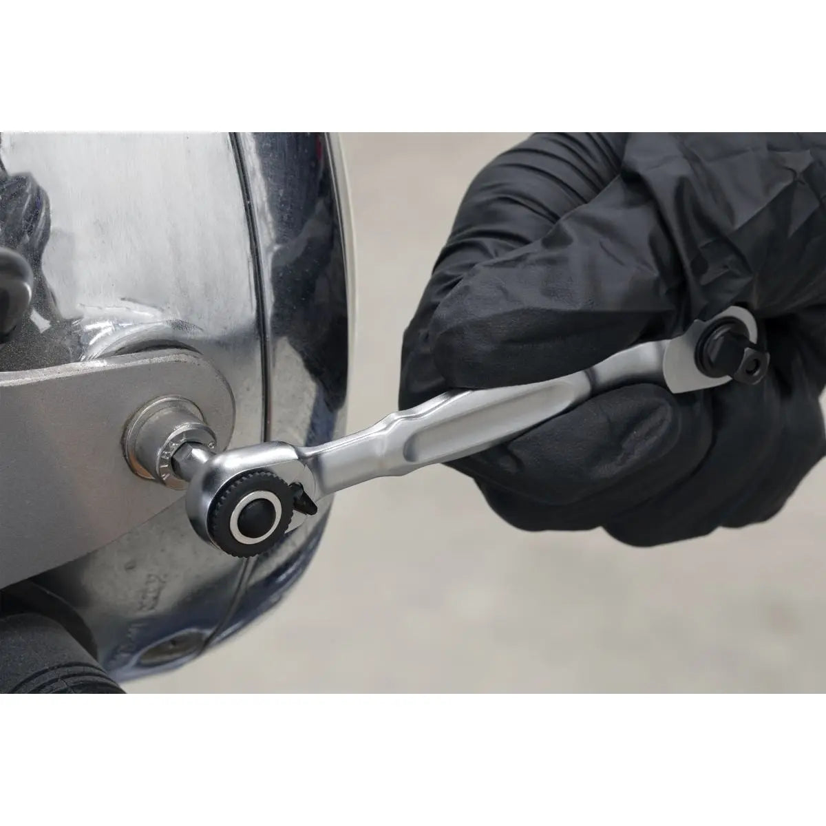 Sealey Premier Platinum Micro Ratchet Bit Driver & Wrench 1/4"Sq & 1/4"Hex Drive  White Rose Tools