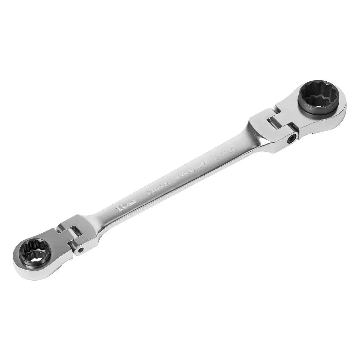 Sealey Premier Platinum Ratchet Ring Spanner 4-in-1 Flexi-Head Reversible Metric Premier Platinum