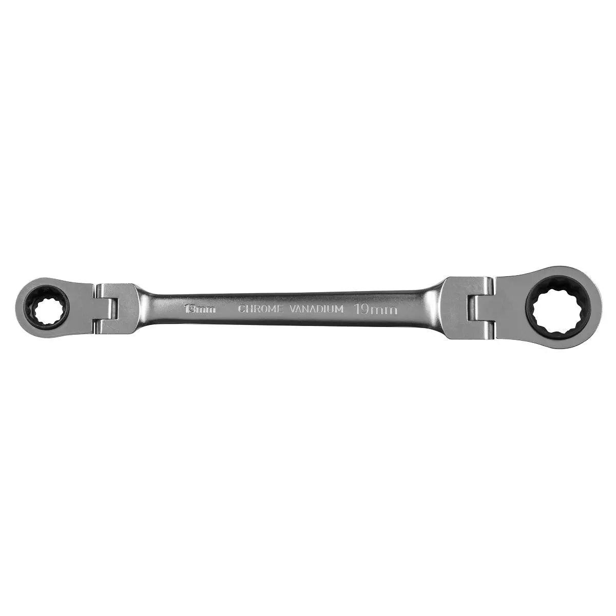 Sealey Premier Platinum Ratchet Ring Spanner 4-in-1 Flexi-Head Reversible Metric Premier Platinum